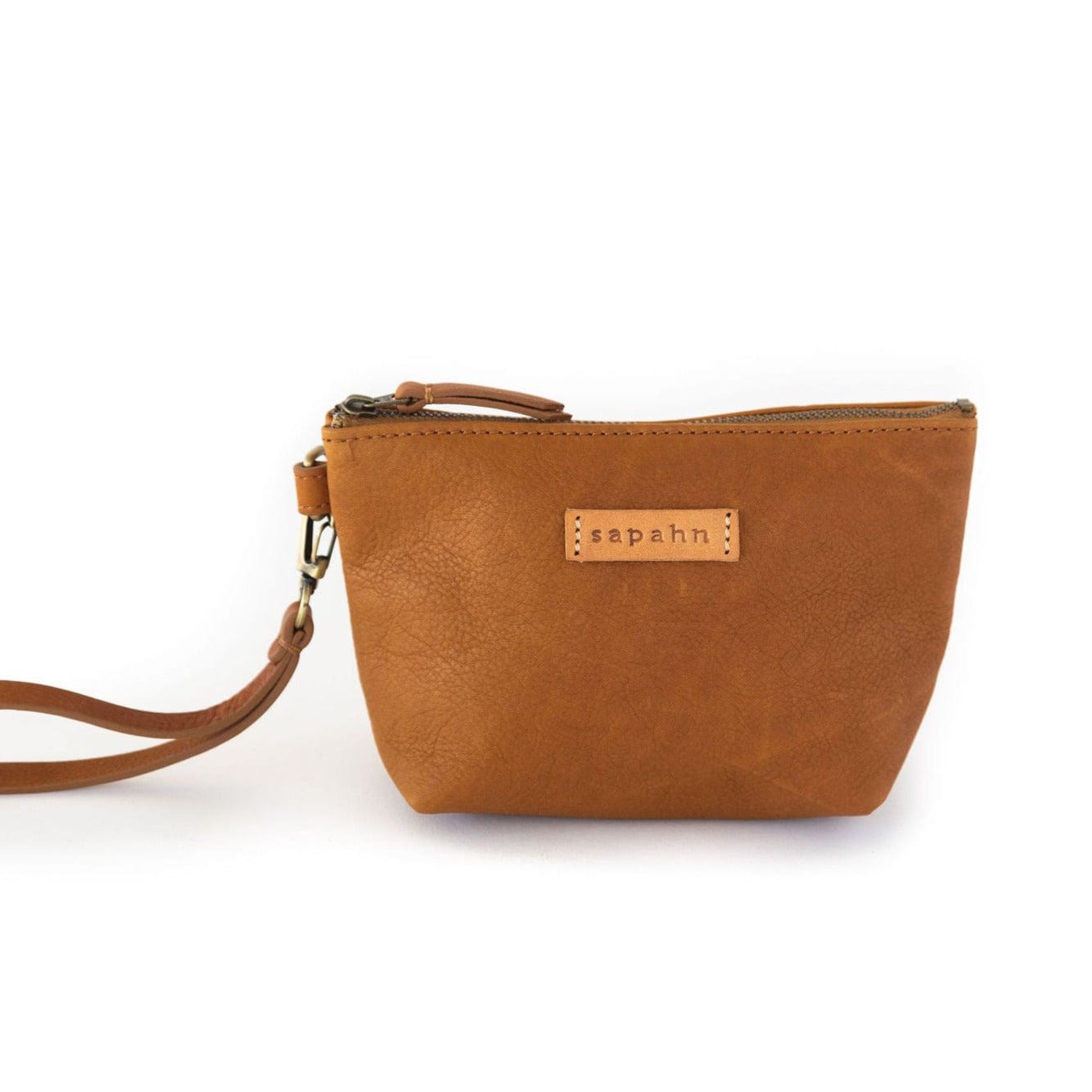Joslyn Pouch - Whisky Raw Leather | Sapahn.