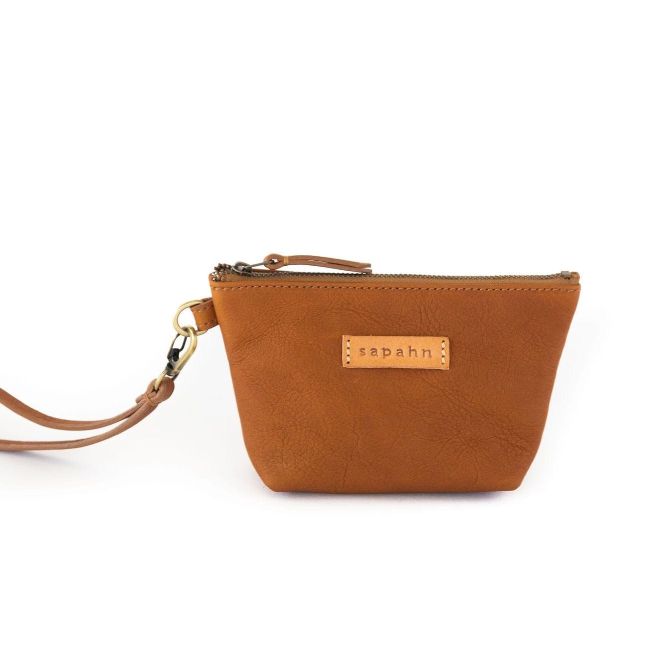 Joslyn Mini Pouch - Whisky Raw Leather | Sapahn.