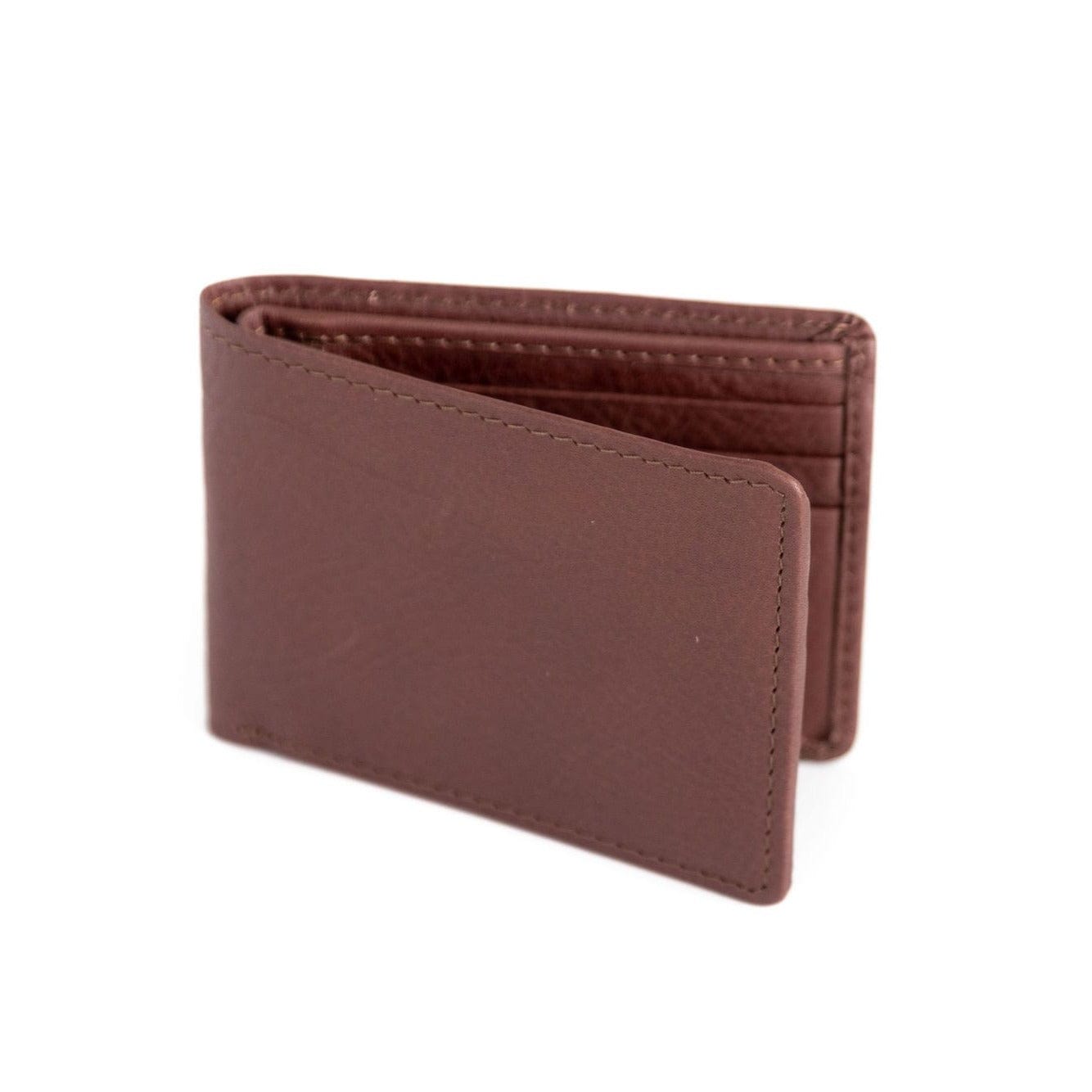 Micky Billfold - Dark Brown Vegetable Leather | Sapahn.