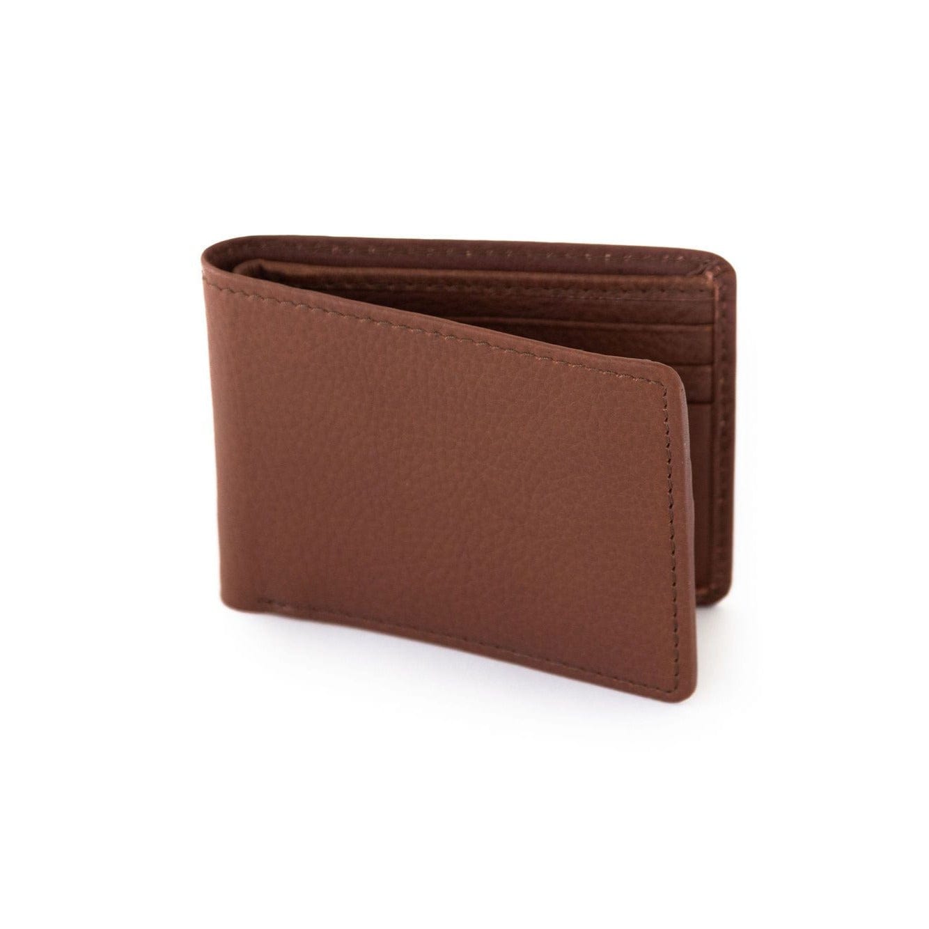 Micky Billfold - Brown Vegetable Leather | Sapahn.