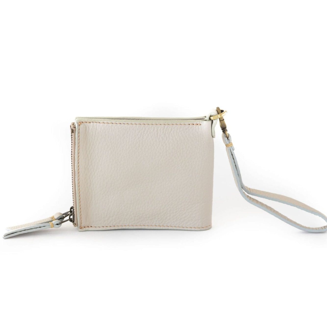 Noelle Wristlet - Smoke Oil Leather | Sapahn.