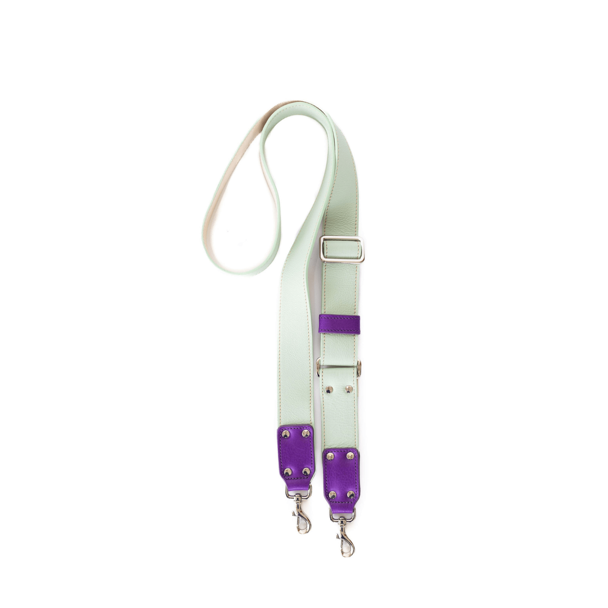 Rheta Bag Strap - Mint Purple Oil Leather | Sapahn.