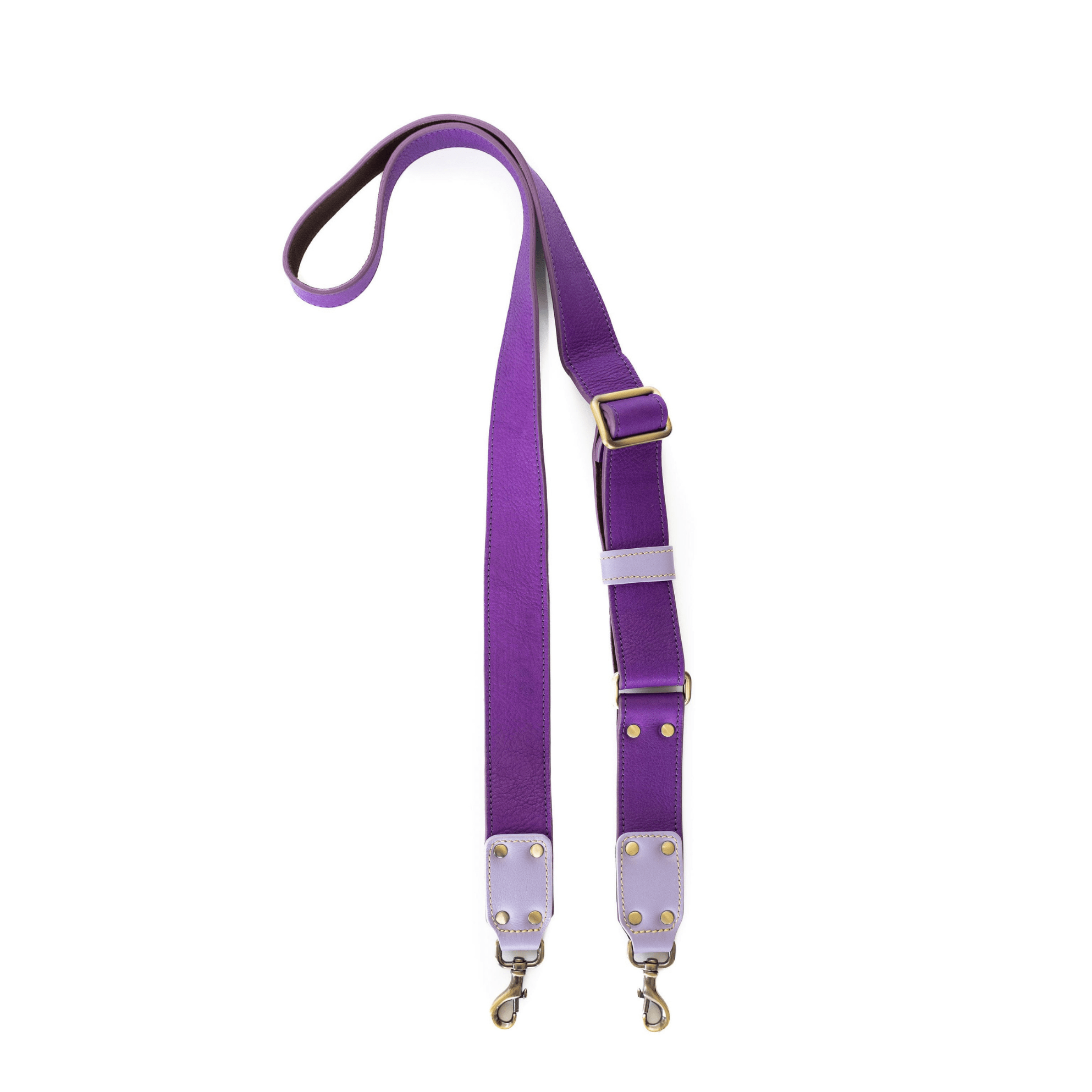 Rheta Bag Strap - Purple Periwinkle Raw Leather | Sapahn.