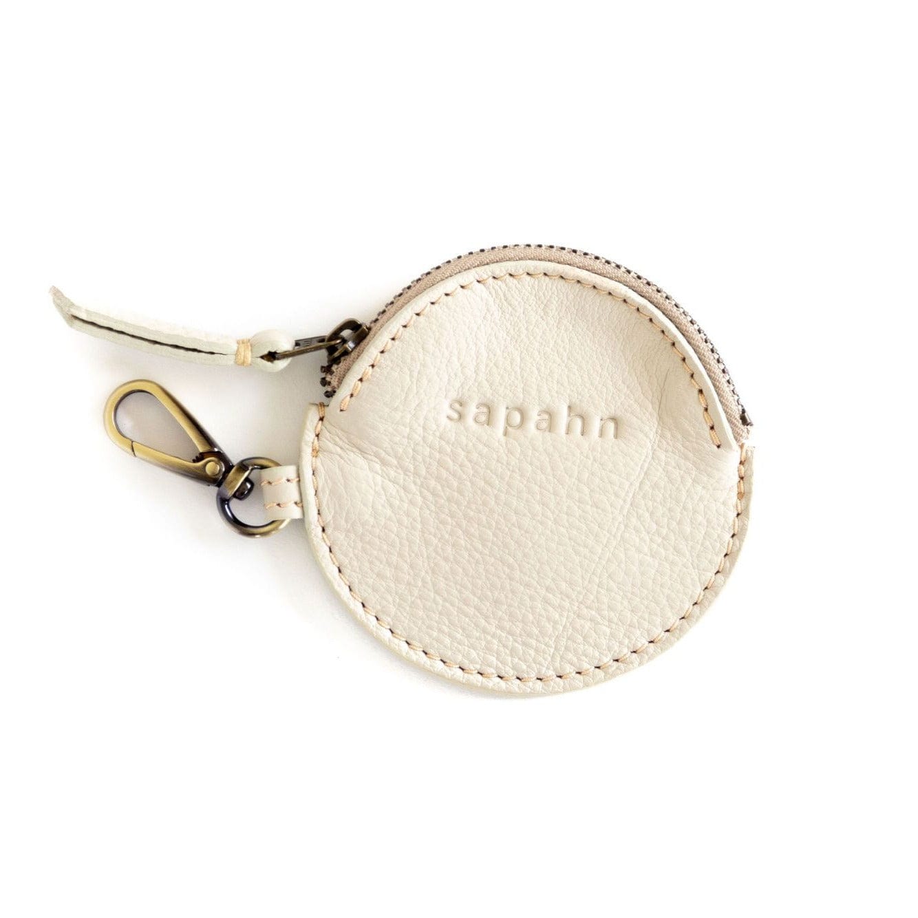 Rose Coin Purse - Smoke Oil Leather | Sapahn.