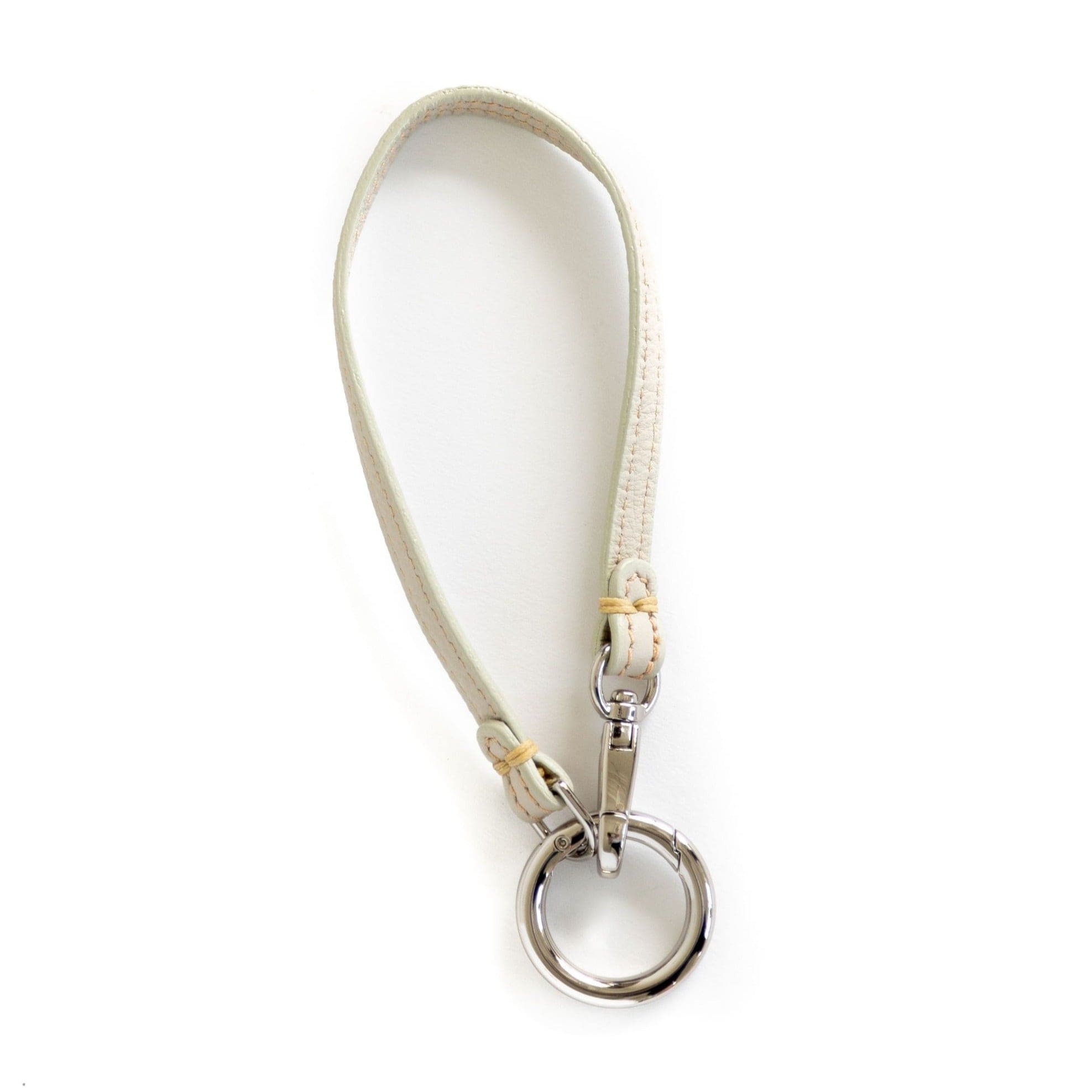 Wristlet Strap - Silver Smoke Oil Leather | Sapahn.