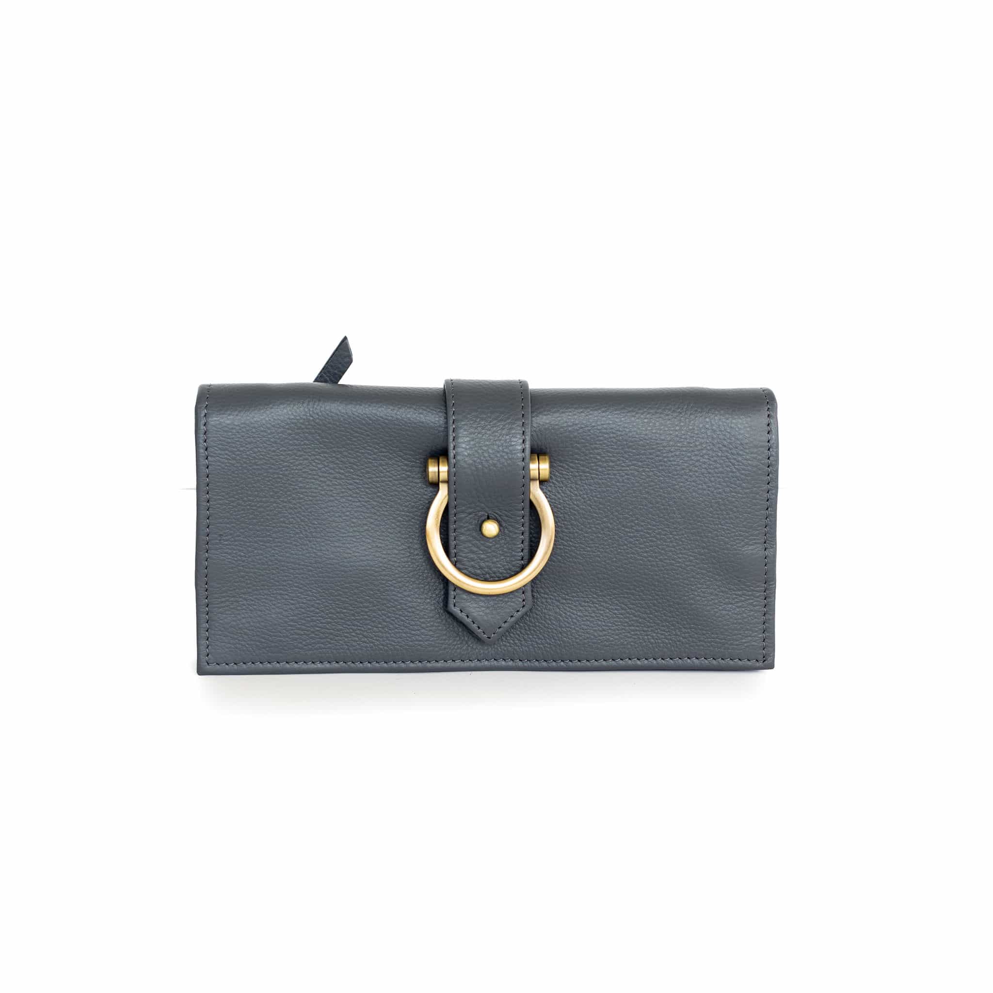 Ciara Crossbody and Wallet - Stone Oil Leather | Sapahn.