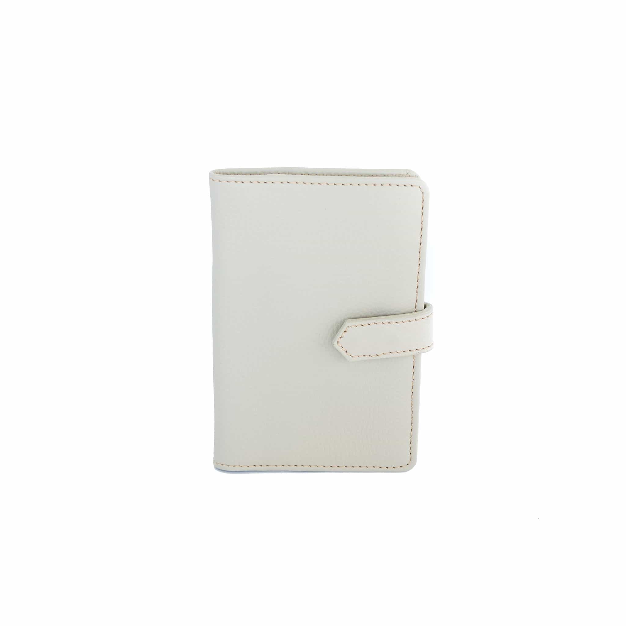 Evita Passport Holder - Smoke Oil Leather | Sapahn.