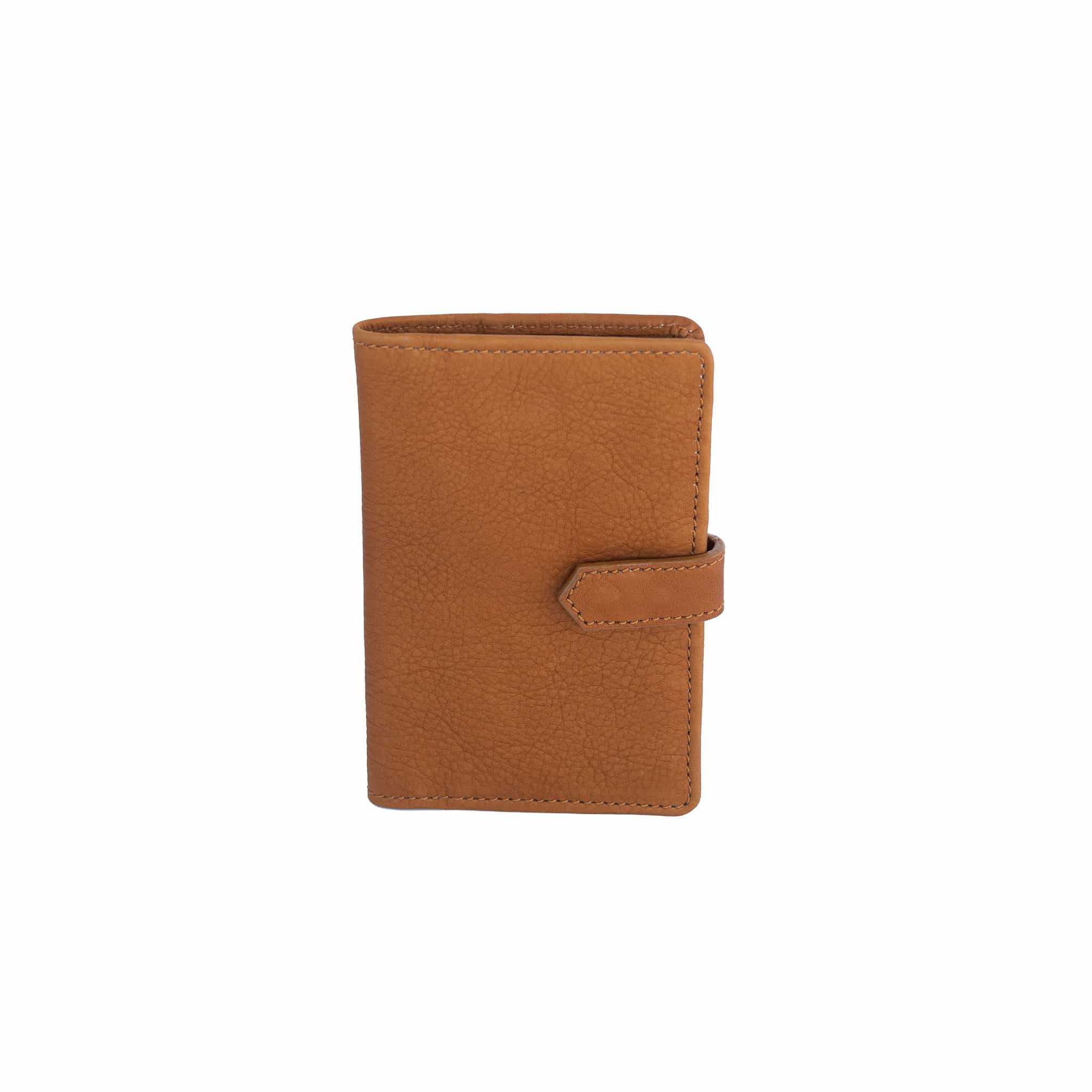 Evita Passport Holder - Whisky Raw Leather | Sapahn.