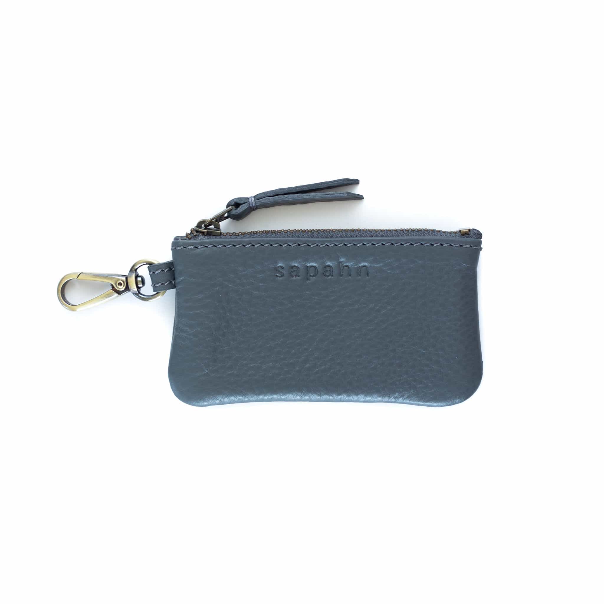 Mildred Card Holder - Stone Oil Leather | Sapahn.