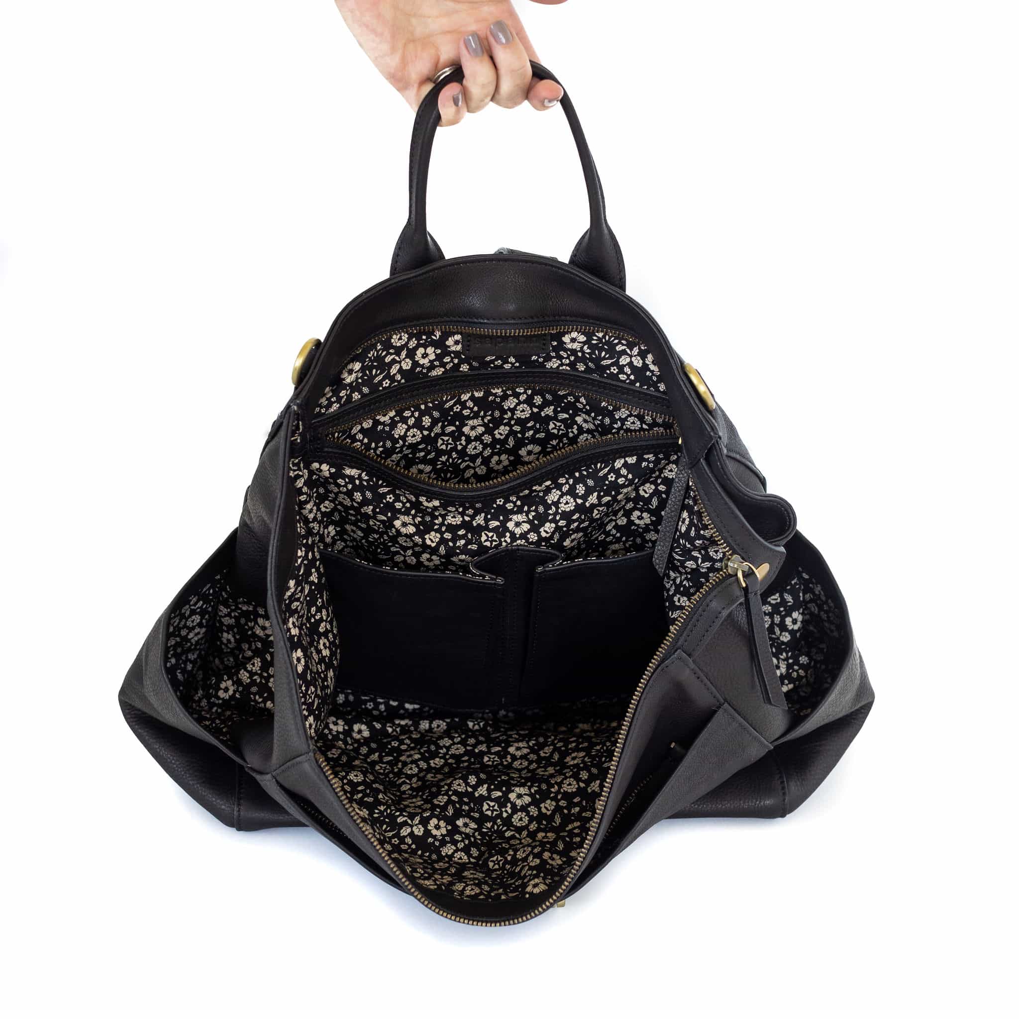Natasha Convertible Backpack and Crossbody Bag - | Sapahn.