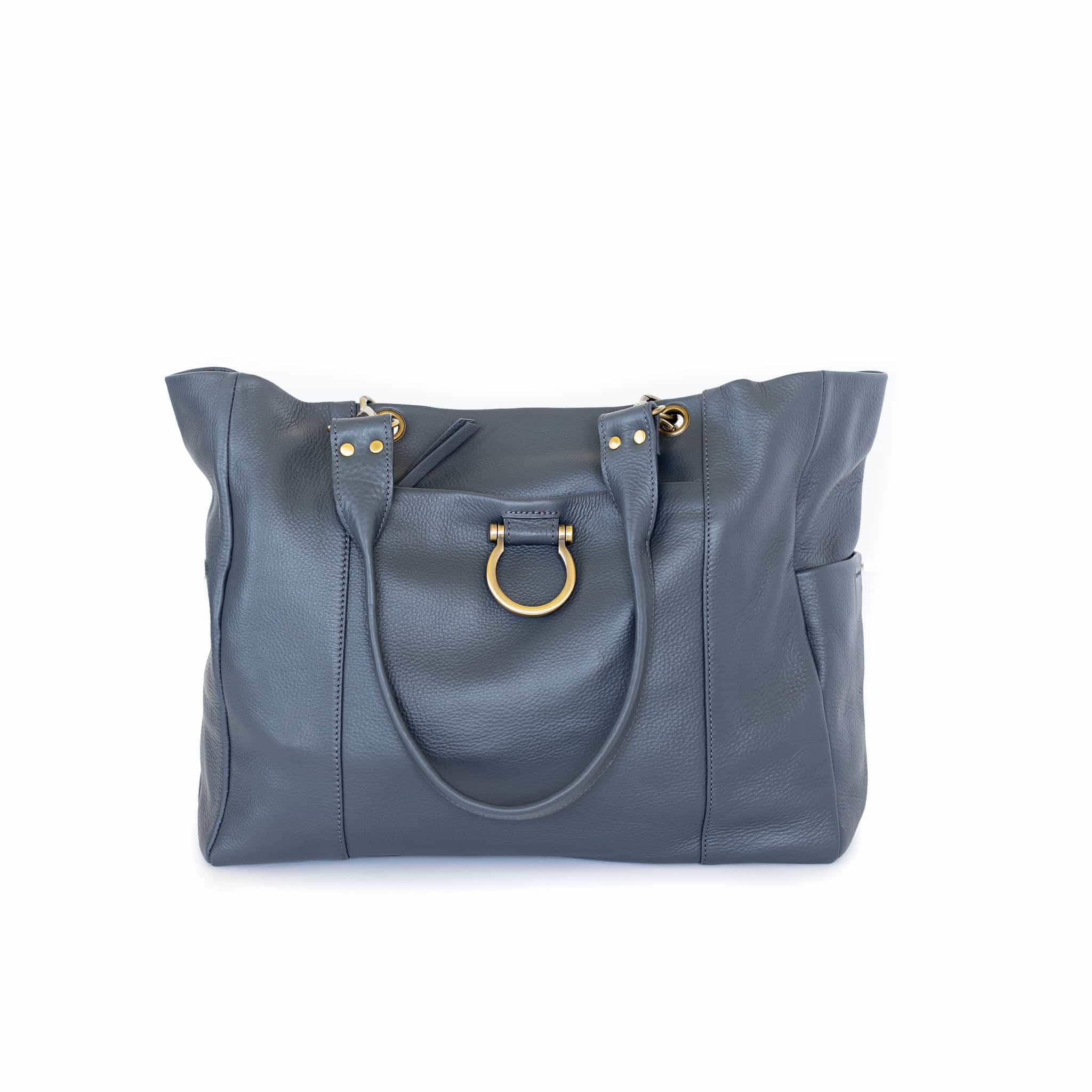 Nora Tote Bag - Stone Oil Leather | Sapahn.