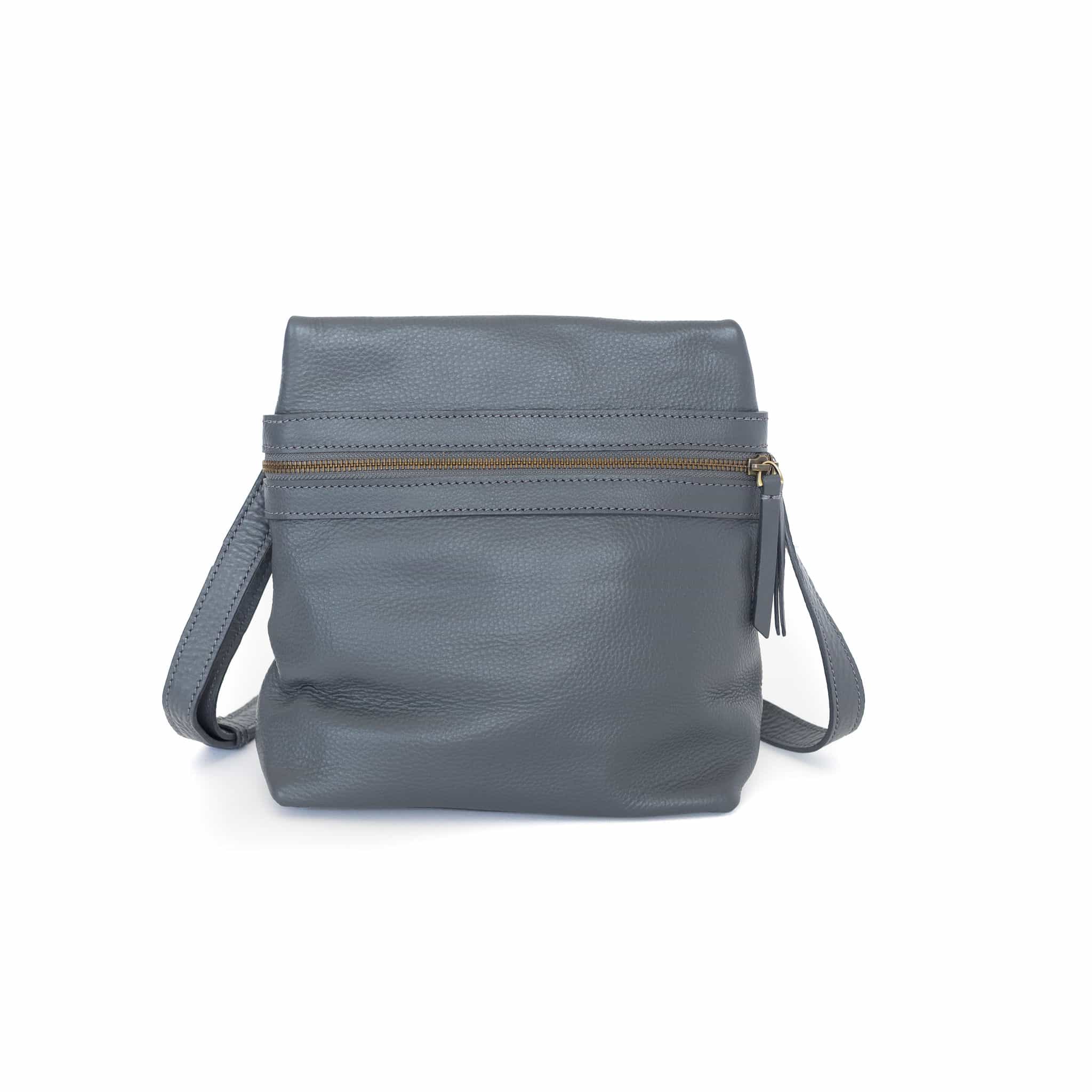 Pepper Convertible Backpack and Crossbody Bag - Stone Oil Leather | Sapahn.