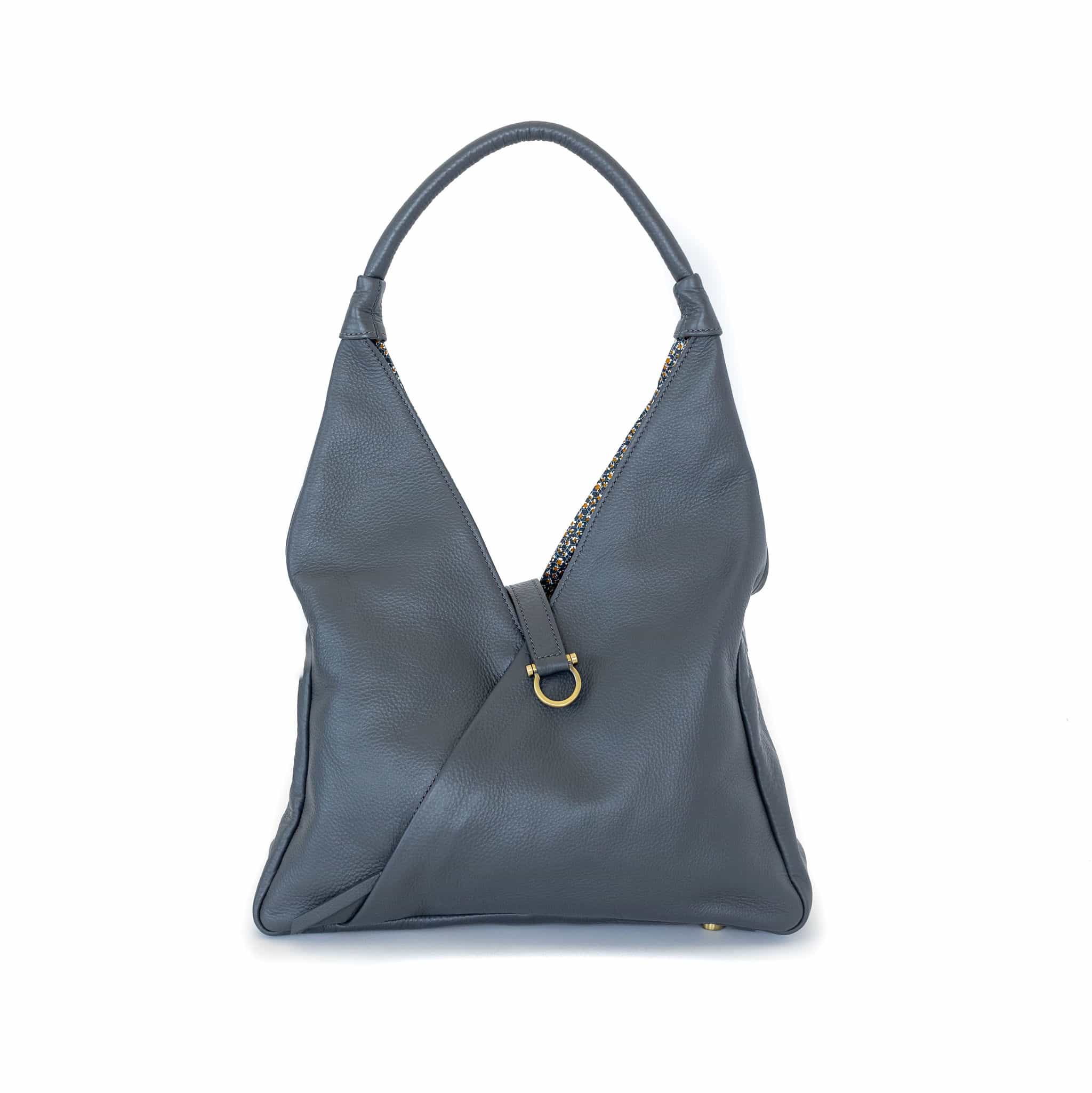 Sasha Shoulder Bag - Stone Oil Leather | Sapahn.