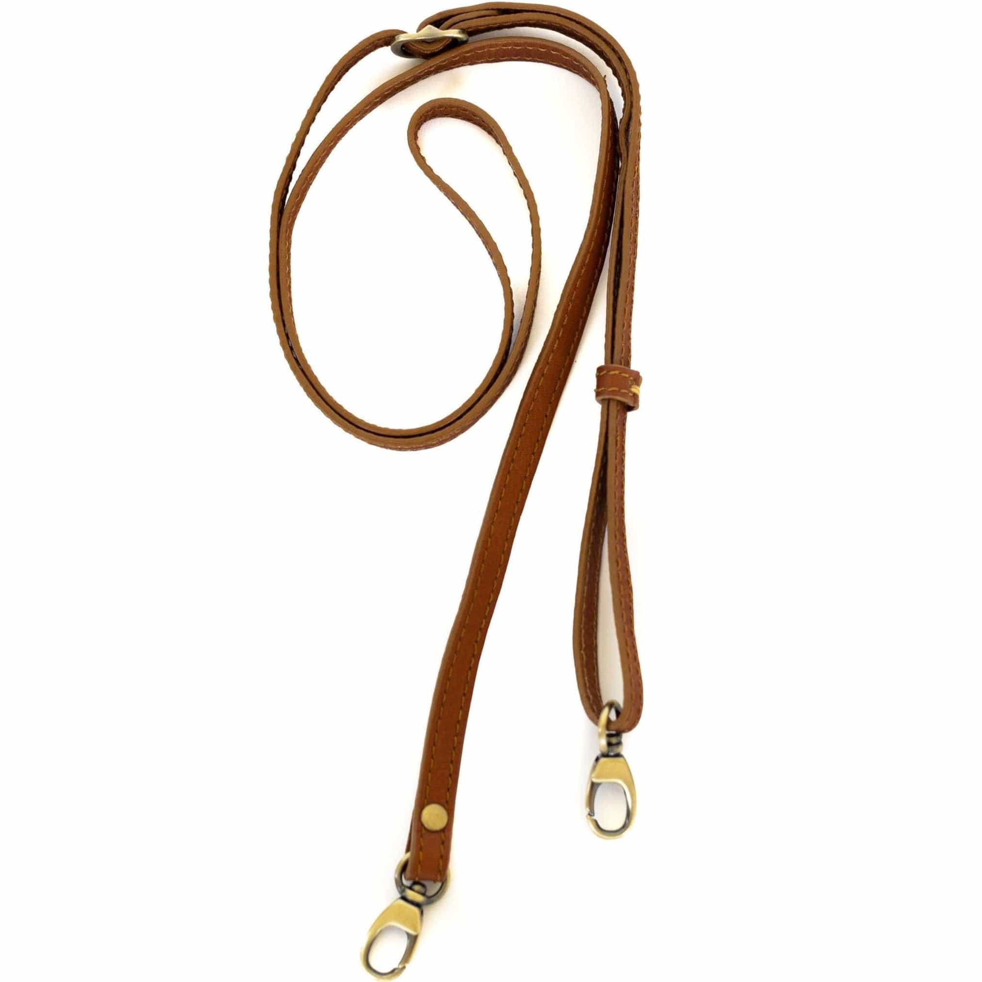 .5 Inch Crossbody Strap - Whisky Raw Leather | Sapahn.