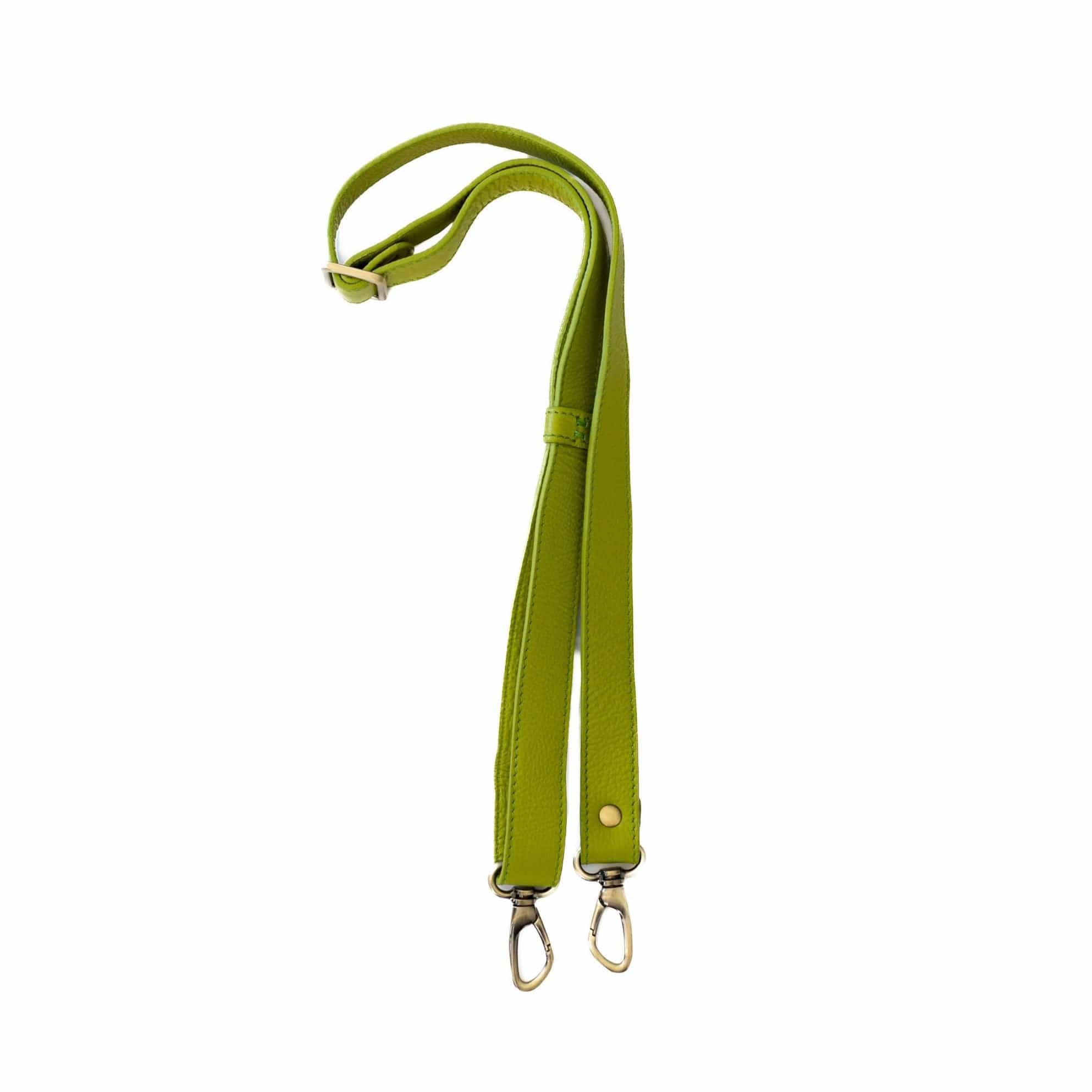 1 Inch Crossbody Strap - Lime Oil Leather | Sapahn.