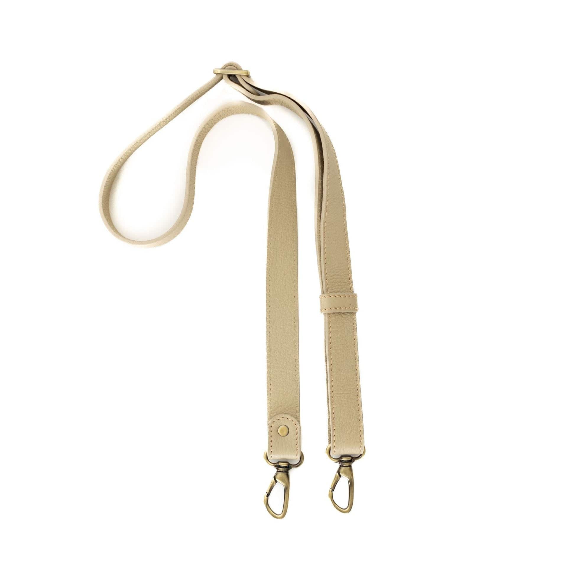 1 Inch Crossbody Strap - Smoke Oil Leather | Sapahn.