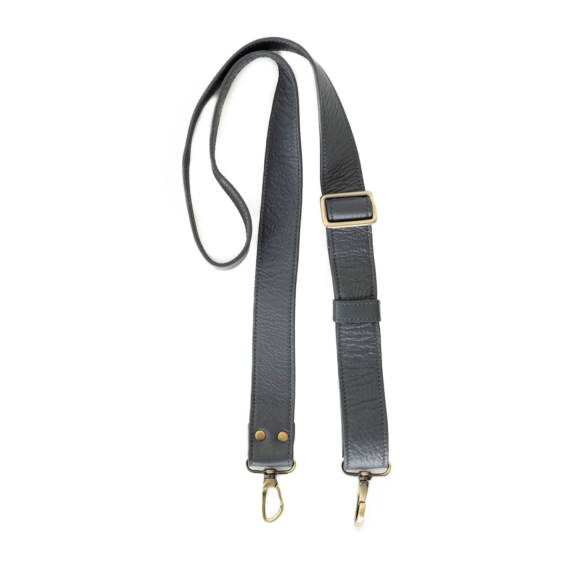 1.5 Inch Crossbody Strap - Stone Oil Leather | Sapahn.