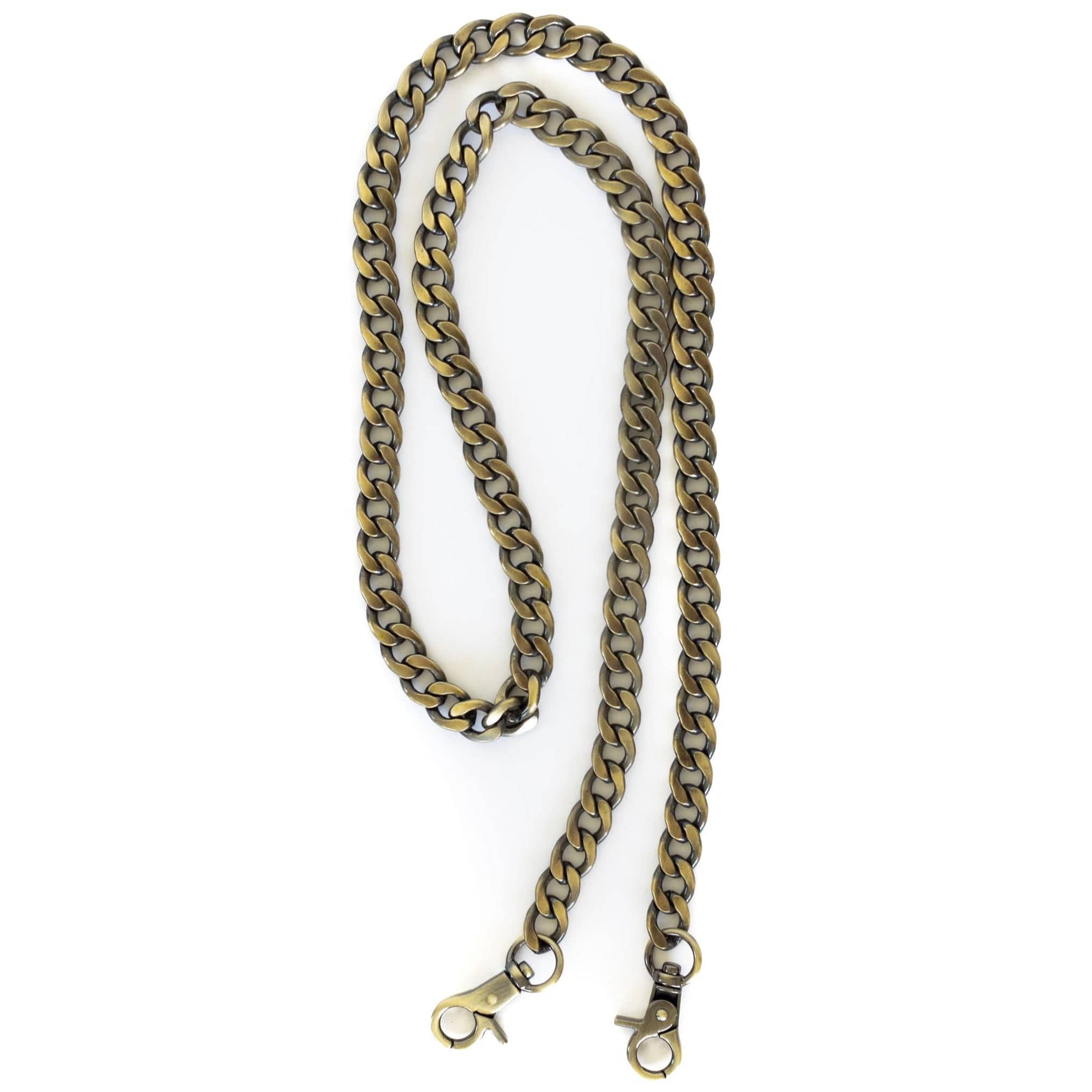 Chain Crossbody Strap - Brass - 52 inch length | Sapahn.