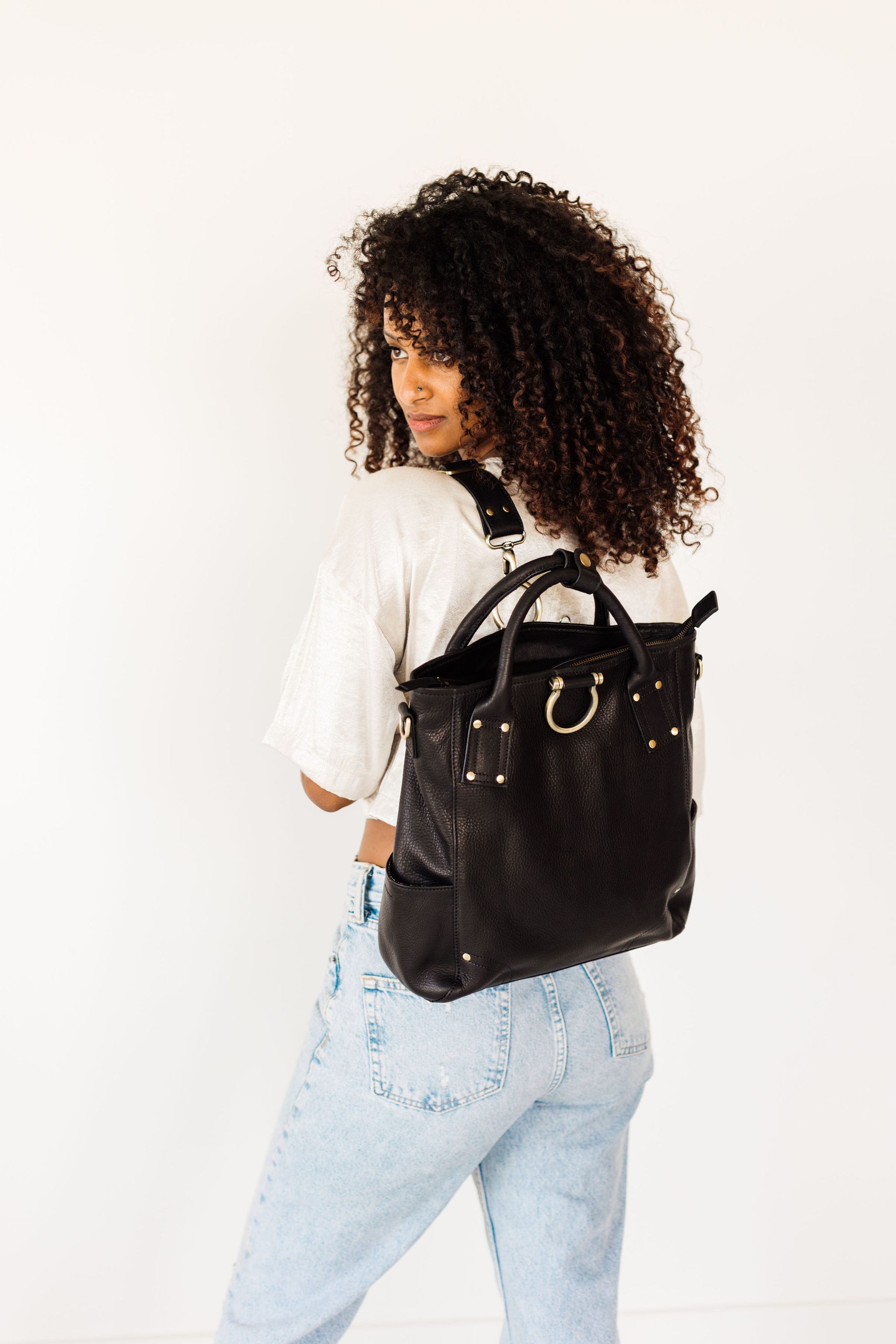 Chloe Convertible Backpack and Crossbody Bag - | Sapahn.