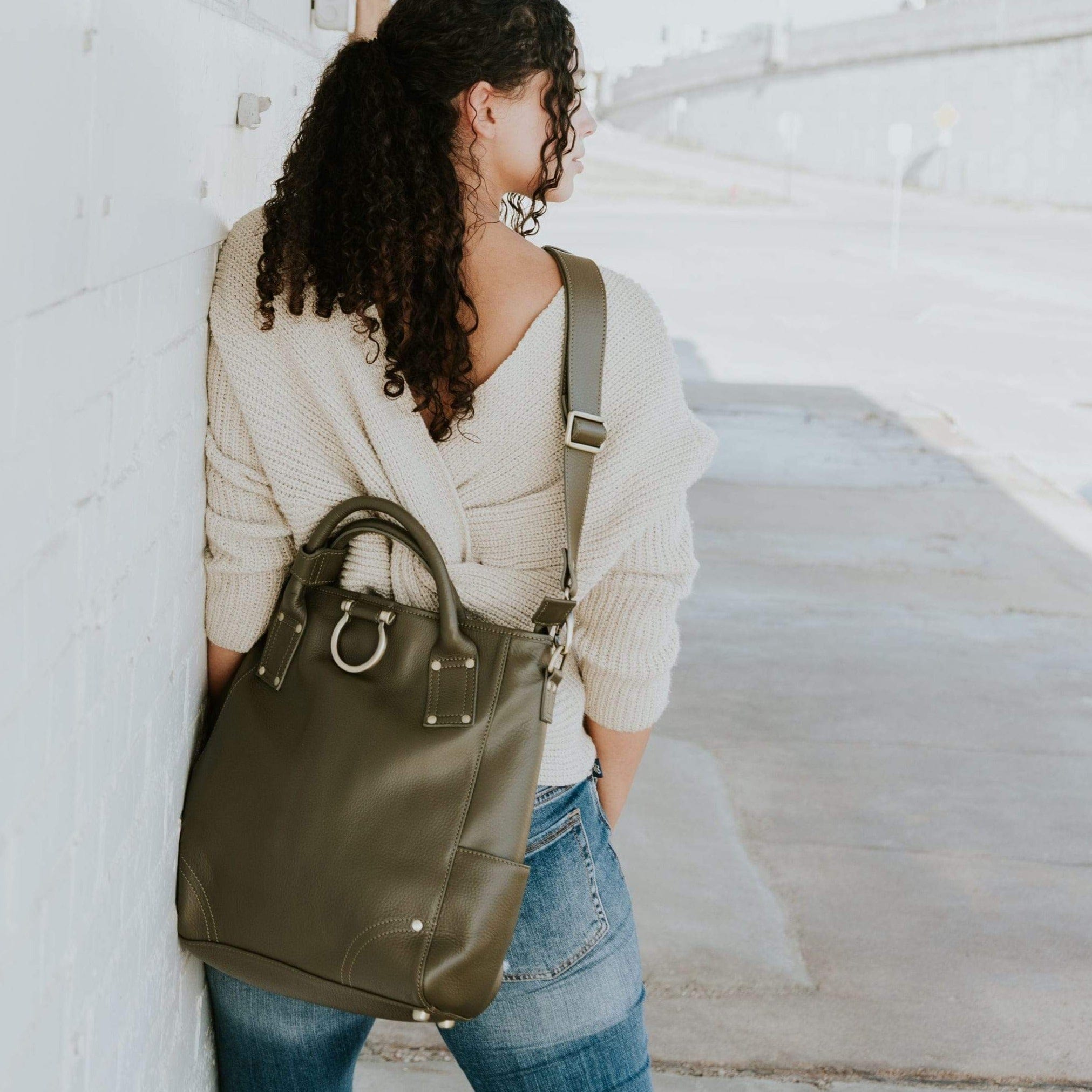 Chloe Convertible Backpack and Crossbody Bag - | Sapahn.