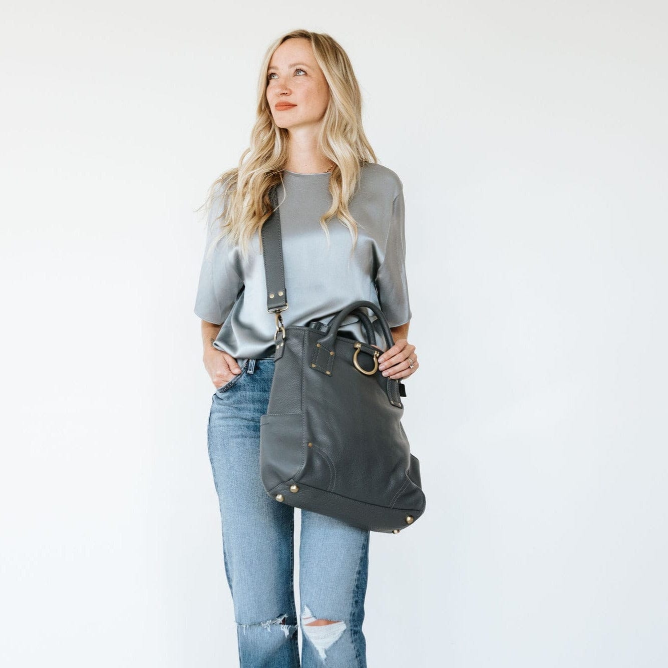 Chloe Convertible Backpack and Crossbody Bag - | Sapahn.