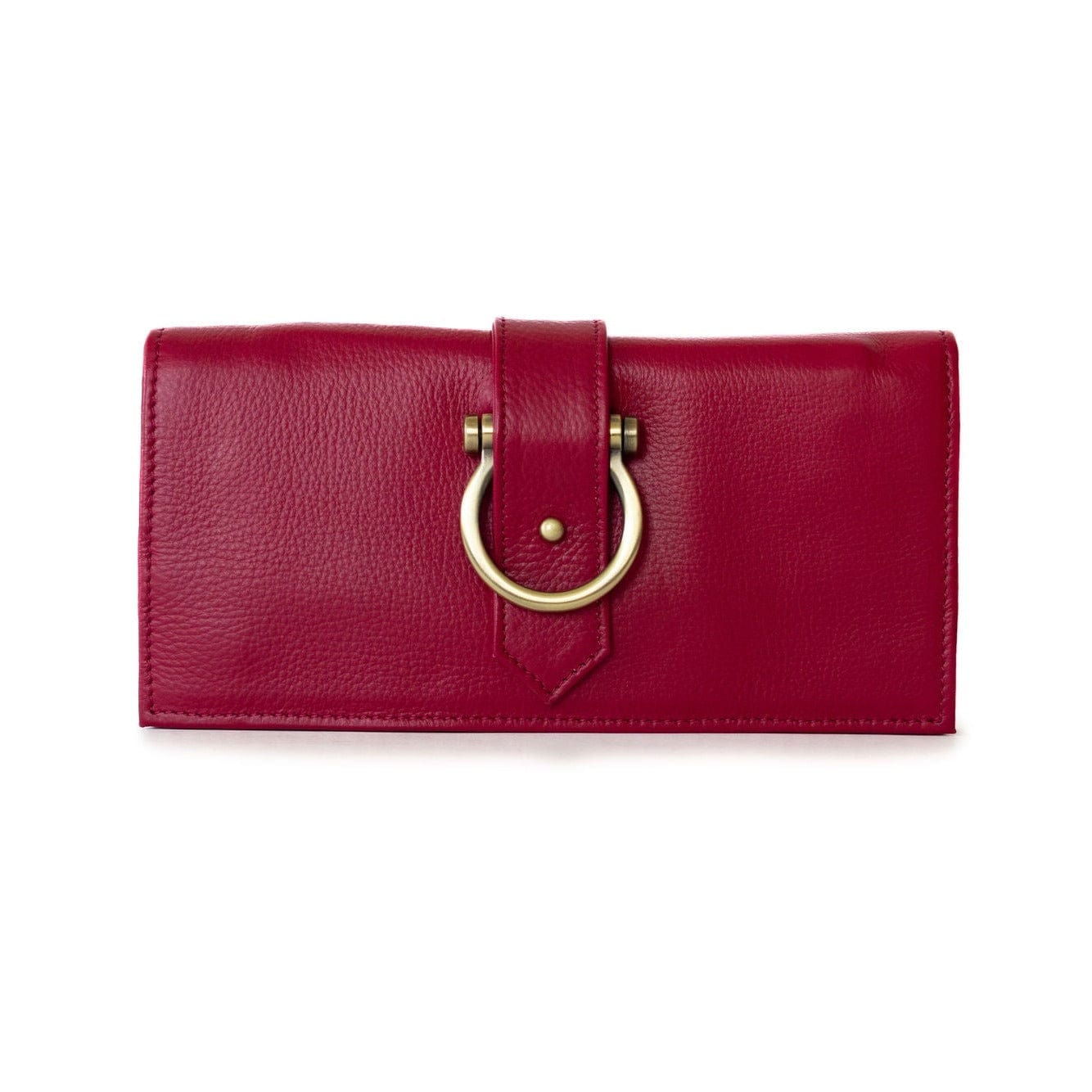 Ciara Crossbody and Wallet - Ruby Pink Oil Leather | Sapahn.