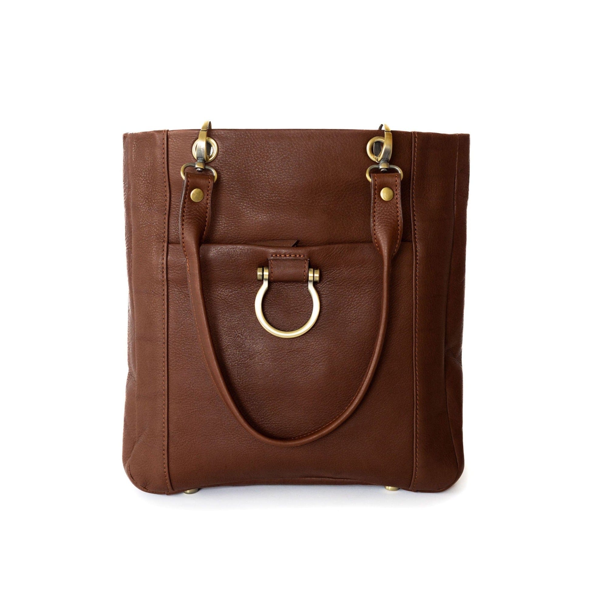 Dolores Tote Bag - Walnut Raw Leather | Sapahn.
