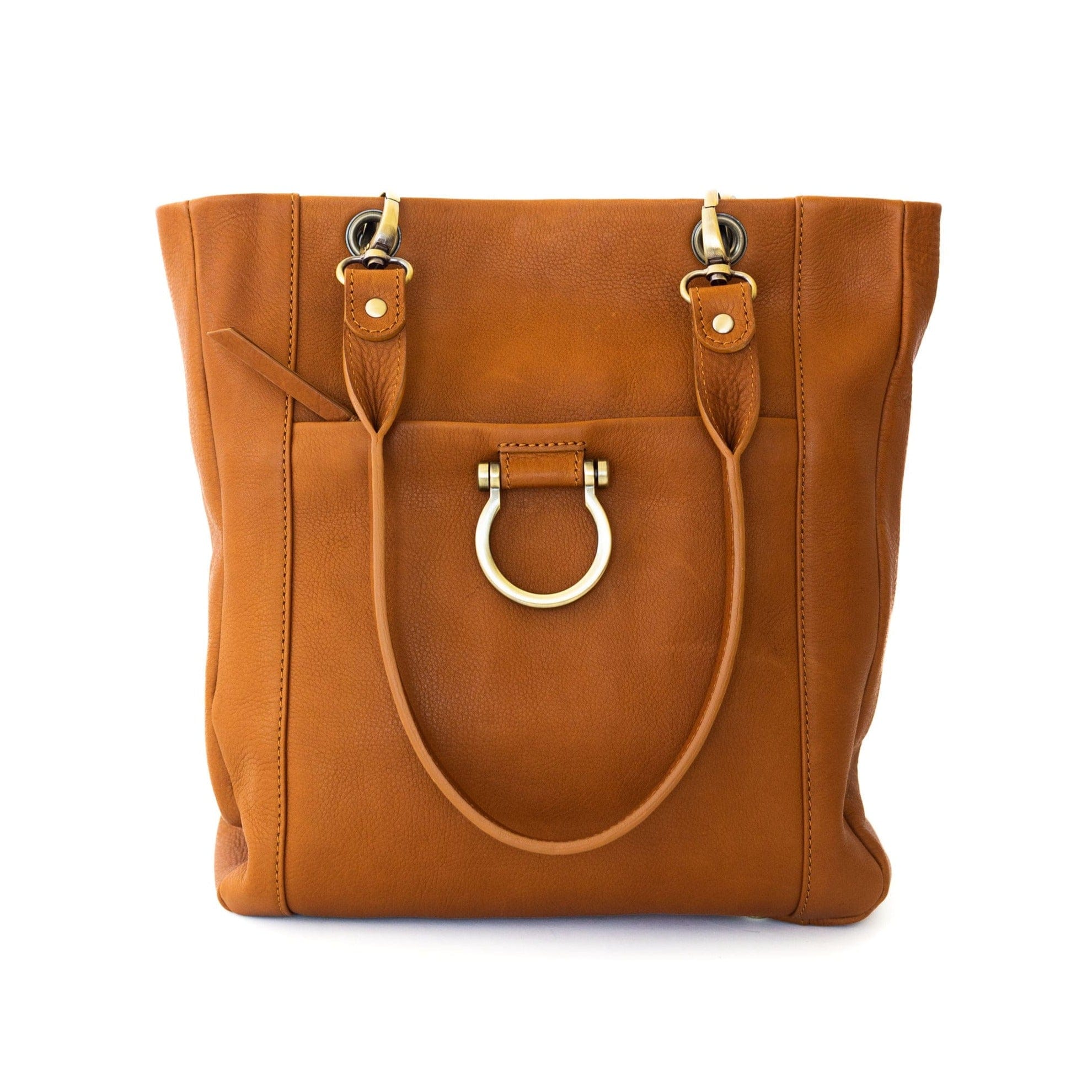 Dolores Tote Bag - Whisky Raw Leather | Sapahn.