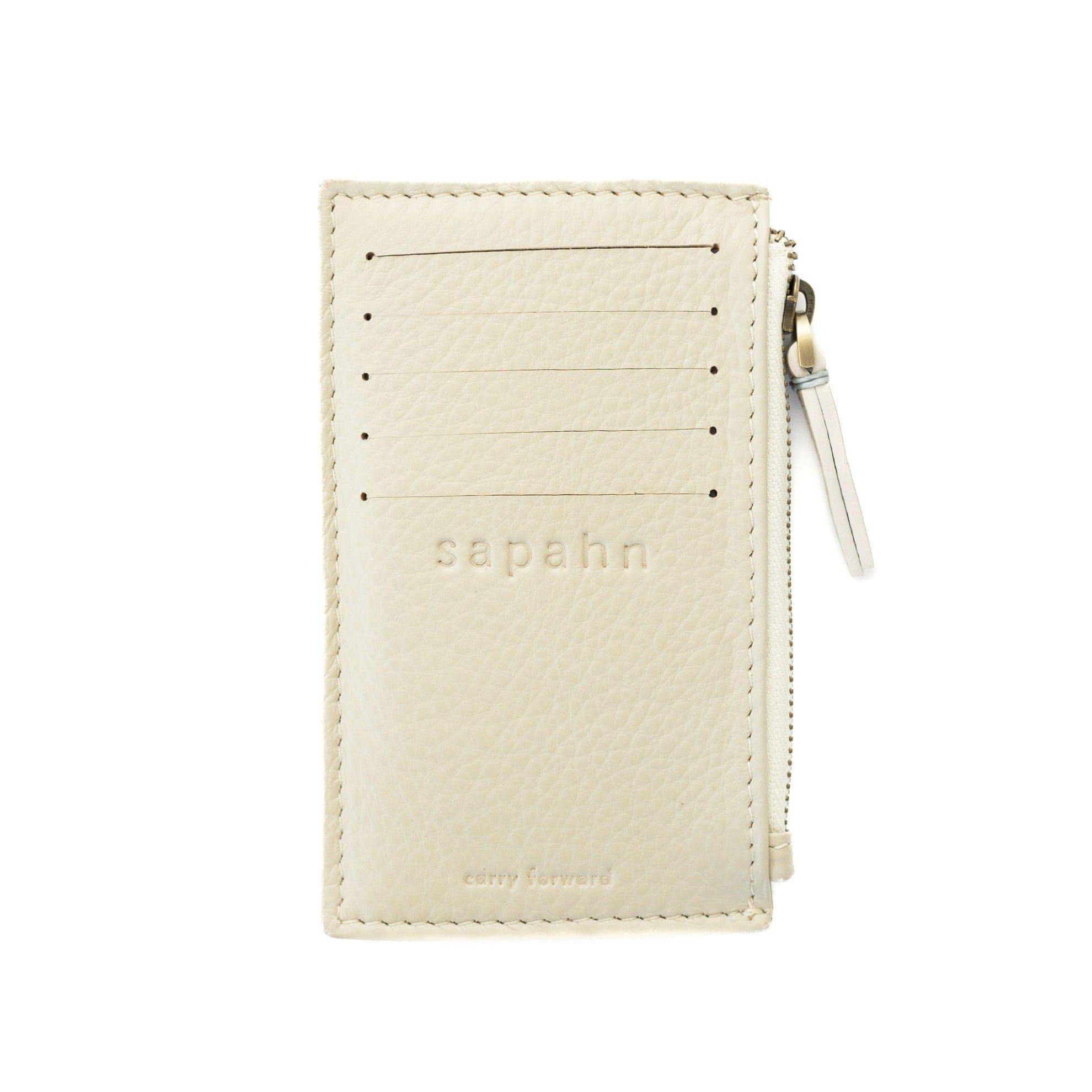 Emma Card Holder - Smoke Oil Leather | Sapahn.