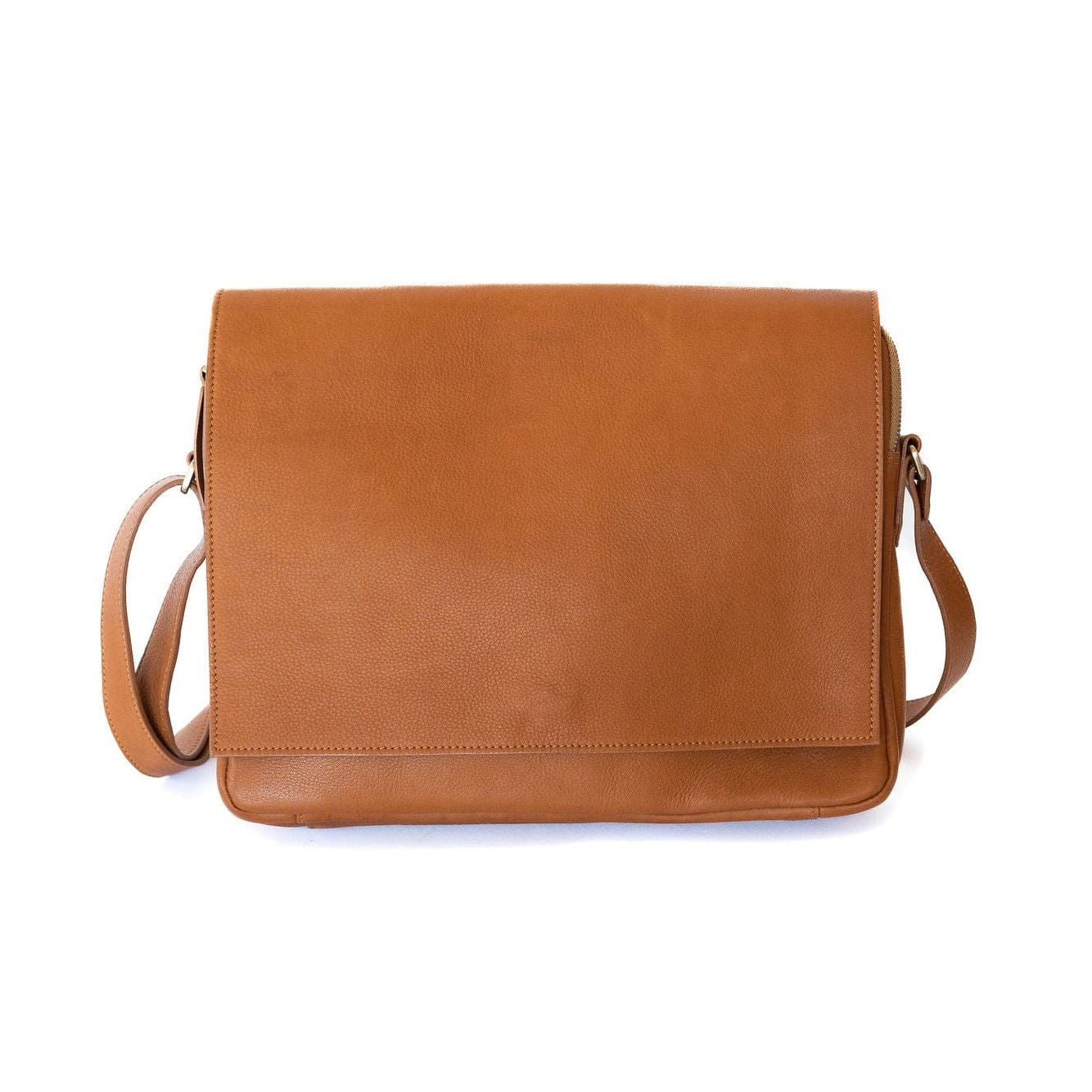 Ford Messenger Bag - Whisky Raw Leather | Sapahn.