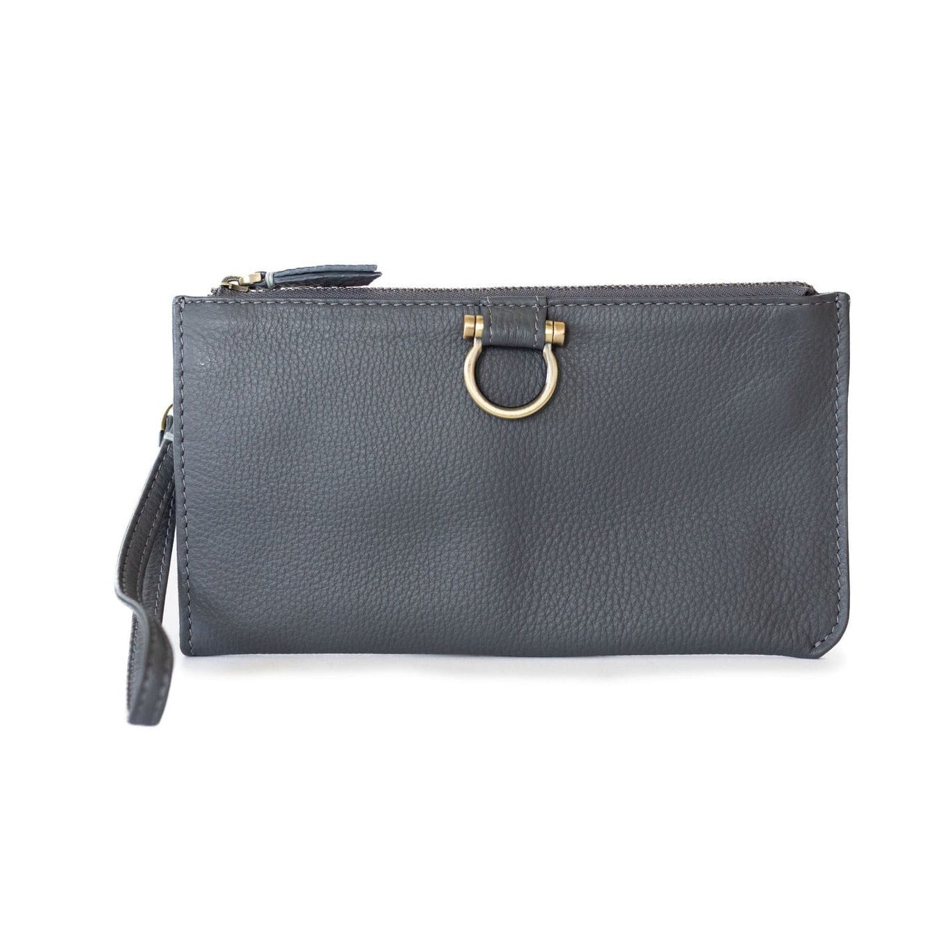 Forten Wristlet - Stone Oil Leather | Sapahn.
