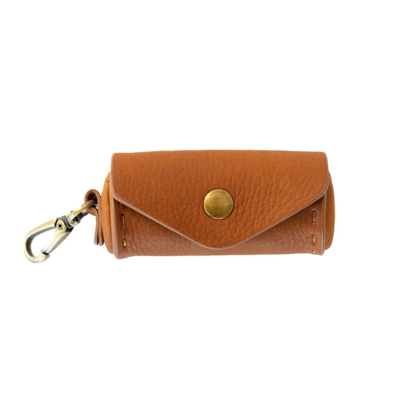 Gilda Lipstick Case - Whisky Raw Leather | Sapahn.