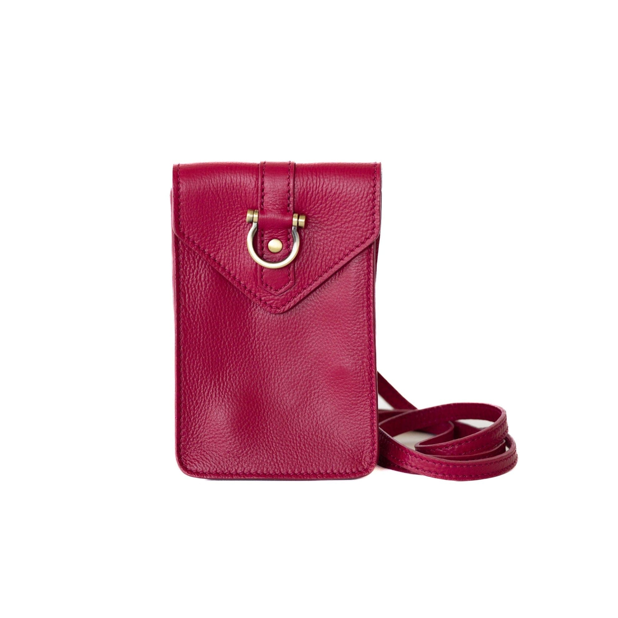 Grace Crossbody - Ruby Pink Oil Leather | Sapahn.