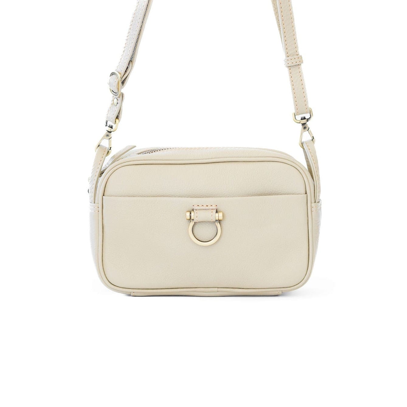 Jori Mini Crossbody - Smoke Oil Leather | Sapahn.