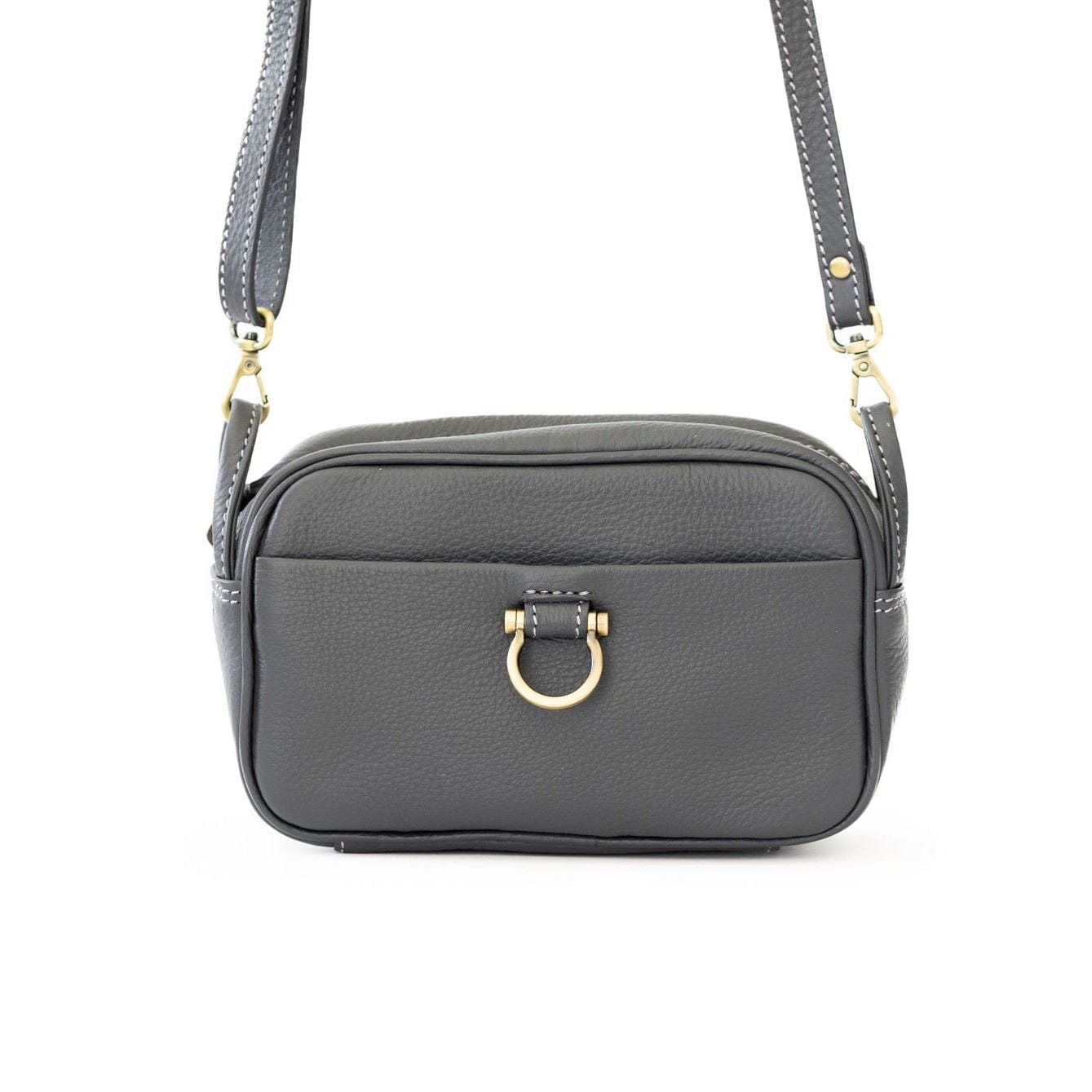 Jori Mini Crossbody - Stone Oil Leather | Sapahn.