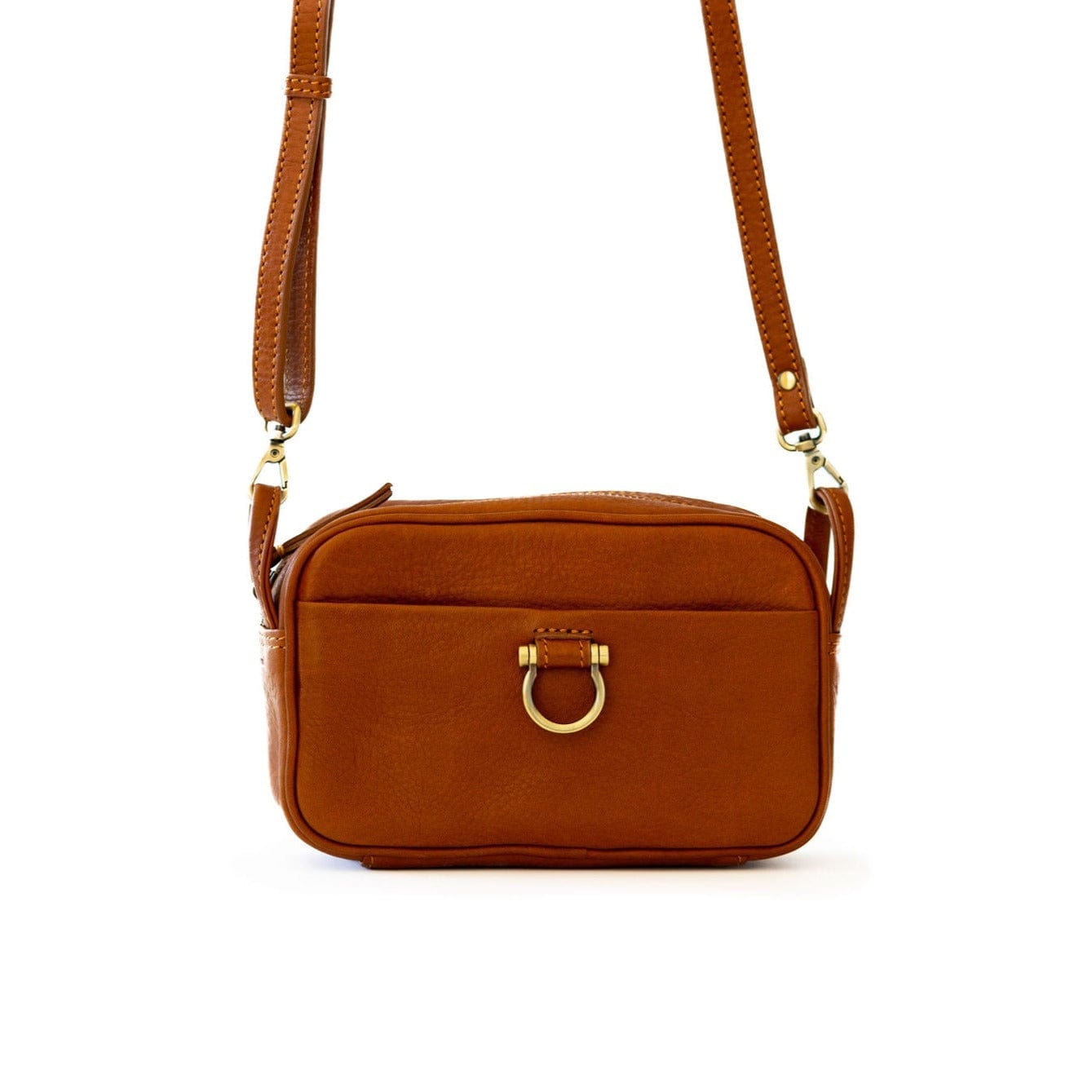 Jori Mini Crossbody - Whisky Raw Leather | Sapahn.