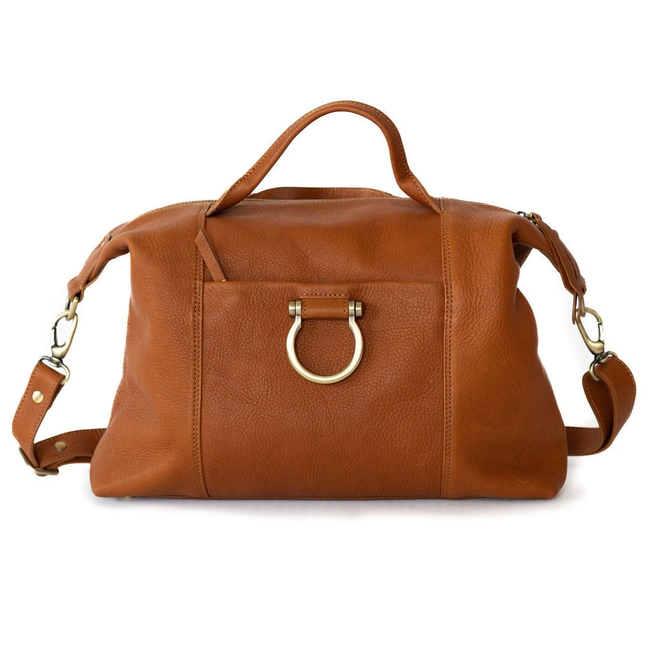 Linda Jean Handbag - Whisky Raw Leather | Sapahn.