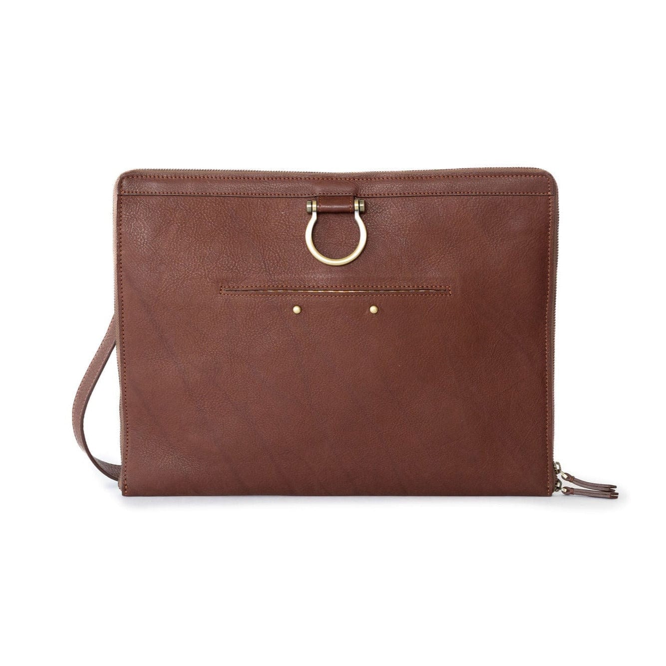 M XL Crossbody - Walnut Raw Leather | Sapahn.