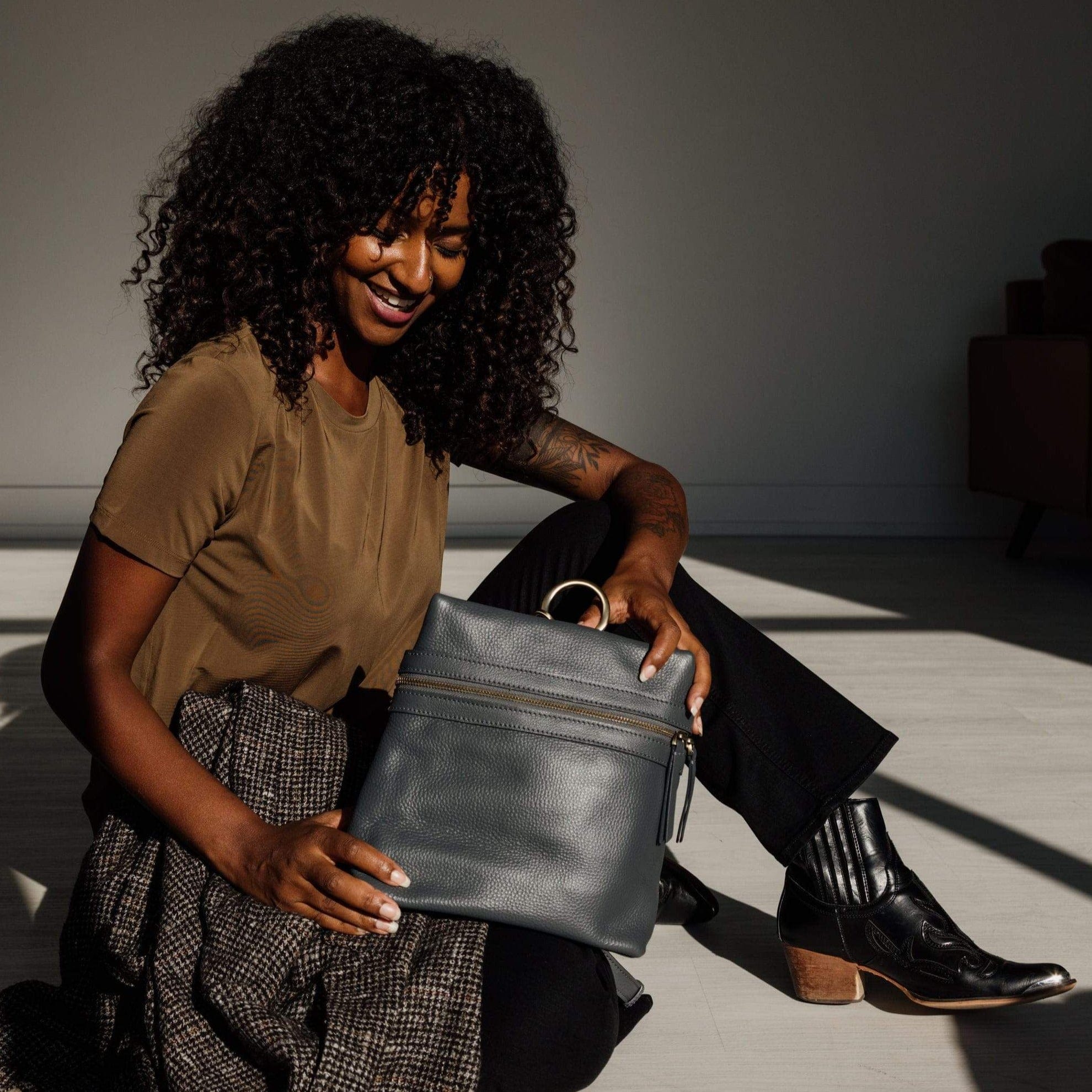 Pepper Convertible Backpack and Crossbody Bag - | Sapahn.