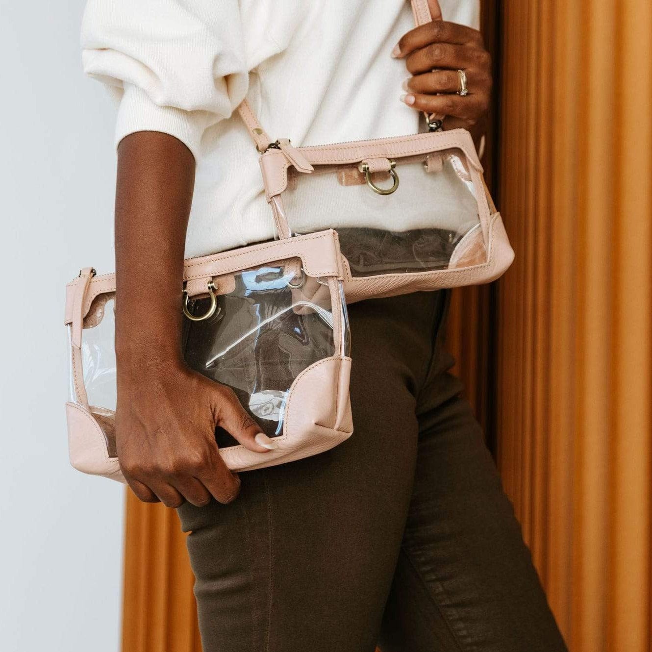 Sharon Mini Clear Crossbody - | Sapahn.