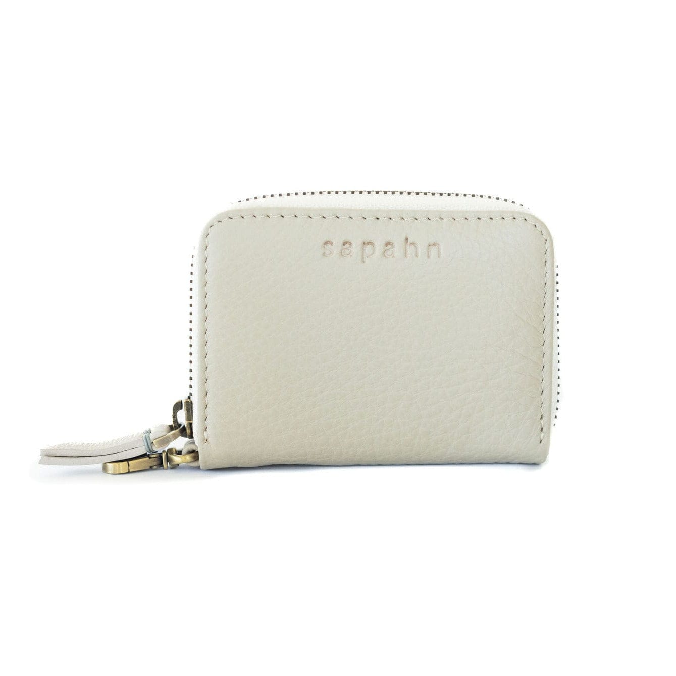 Morrison Accordion Card Holder - Smoke Oil Leather | Sapahn.