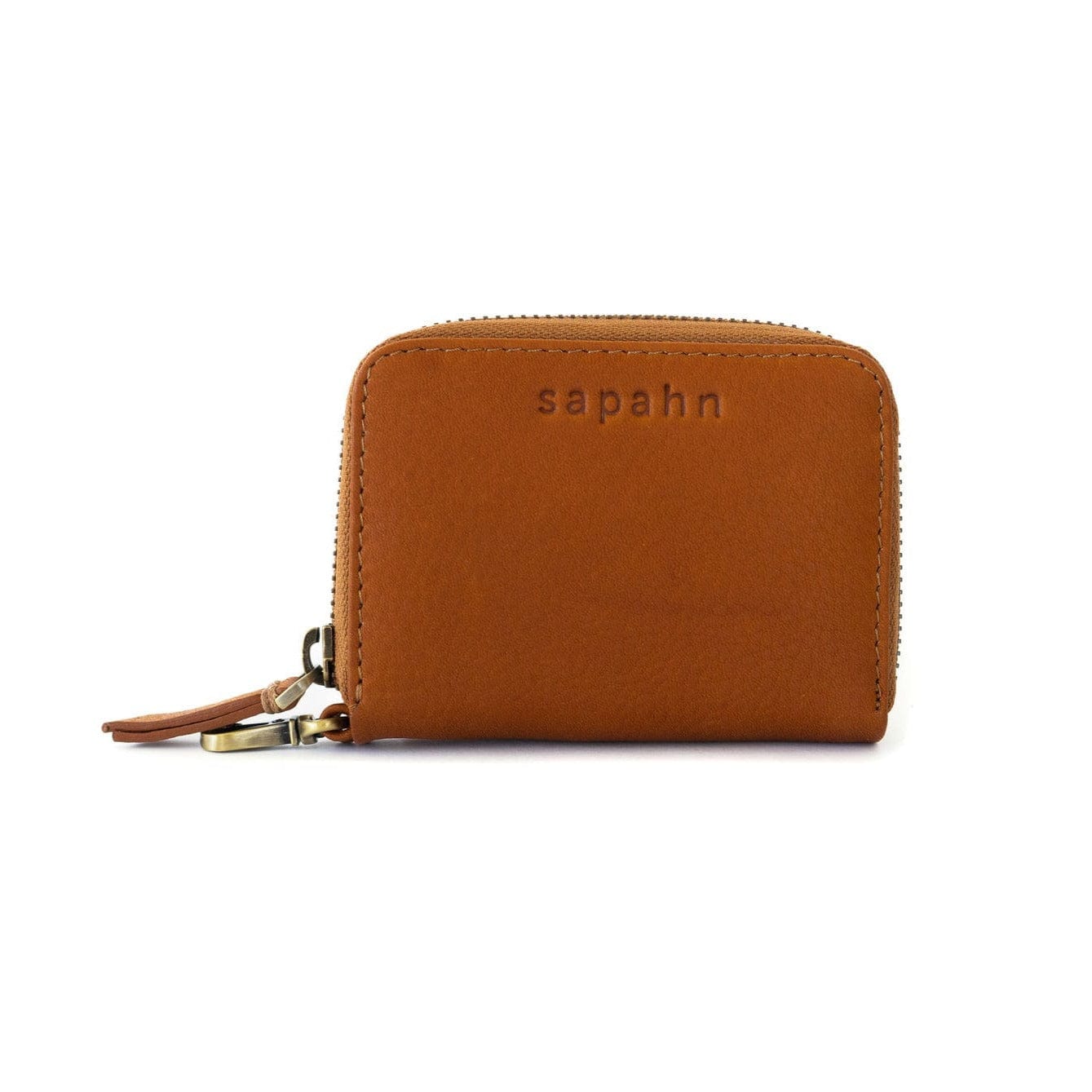 Morrison Accordion Card Holder - Whisky Raw Leather | Sapahn.
