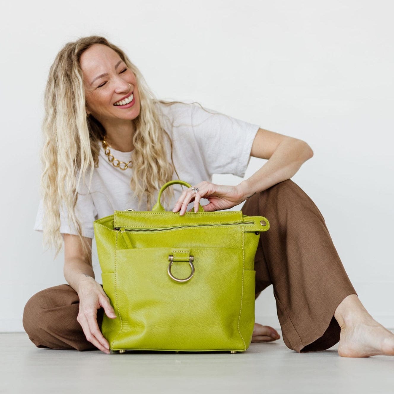 Natasha Mini Convertible Backpack and Crossbody Bag - | Sapahn.