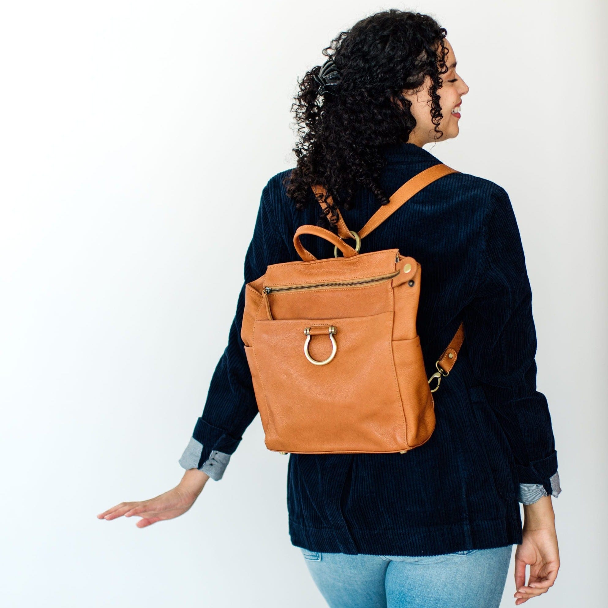 Natasha Mini Convertible Backpack and Crossbody Bag - | Sapahn.
