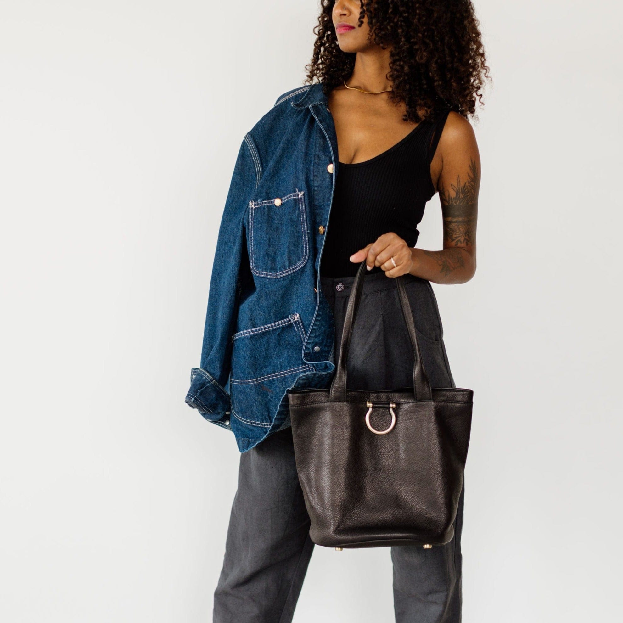 Nettie Shopper Tote - | Sapahn.