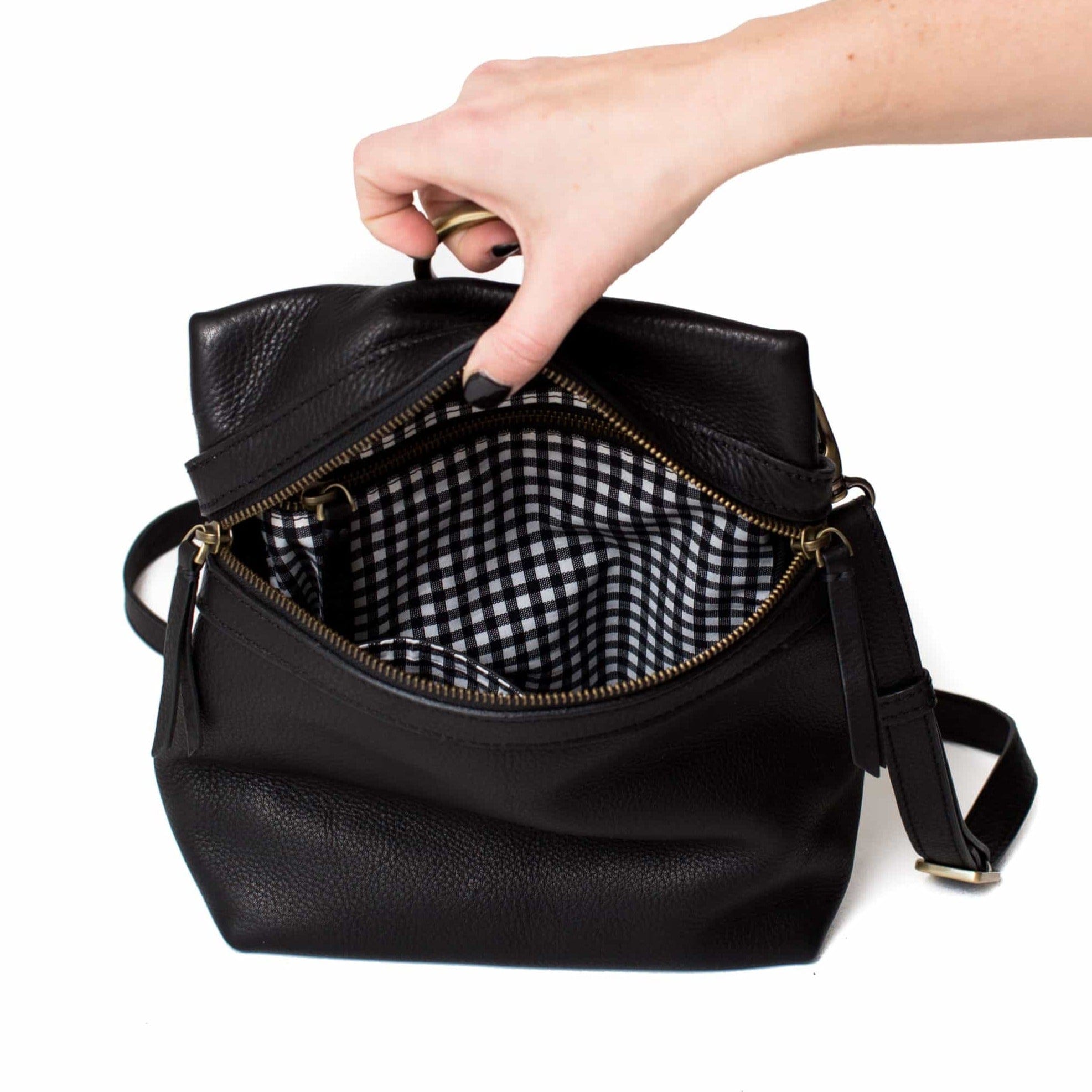 Pepper Convertible Backpack and Crossbody Bag - | Sapahn.