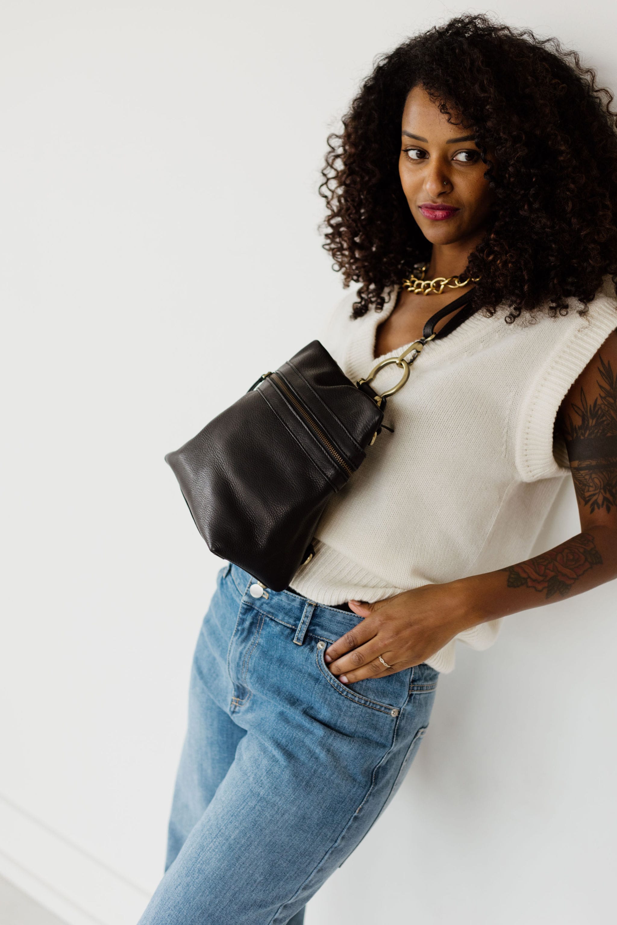 Pepper Convertible Backpack and Crossbody Bag - | Sapahn.