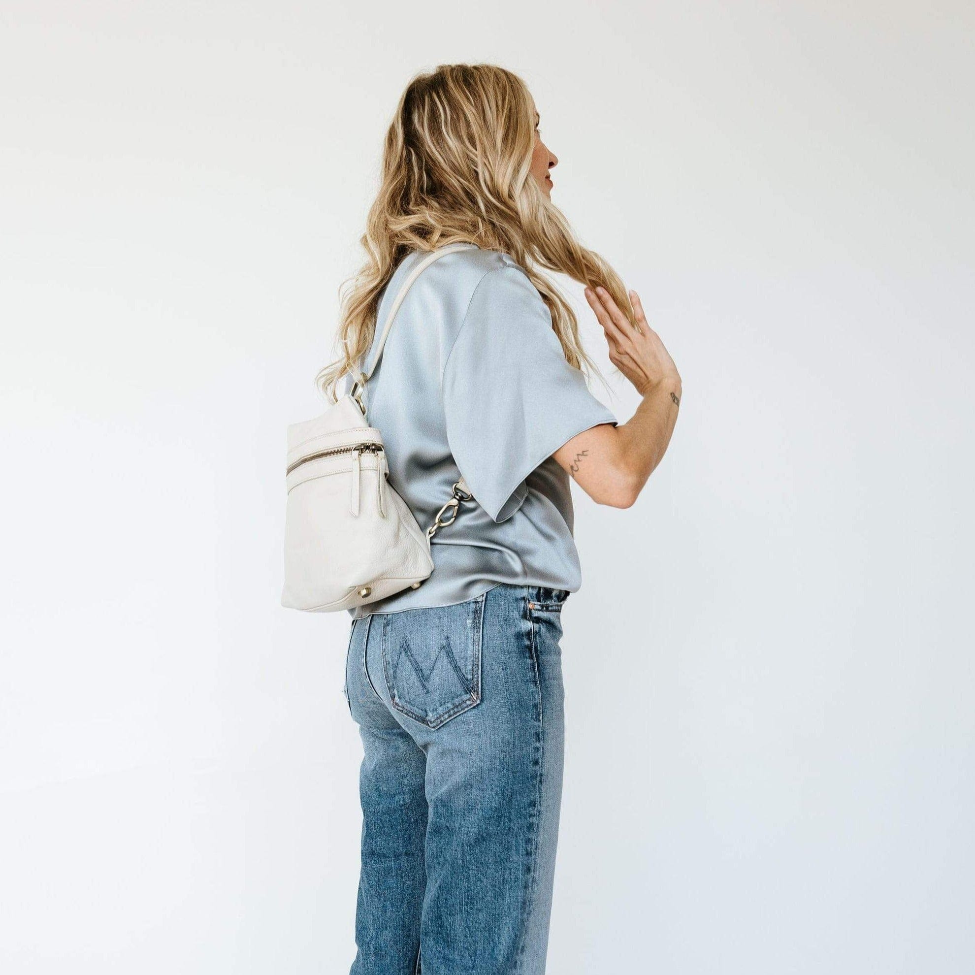 Pepper Convertible Backpack and Crossbody Bag - | Sapahn.
