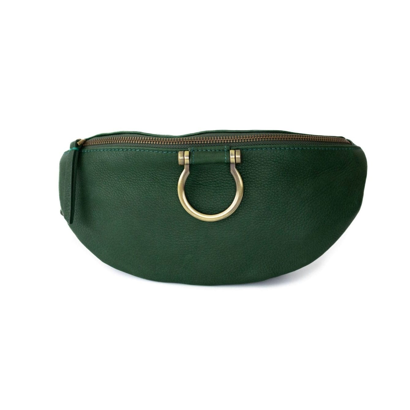 Poole Belt Bag - Kelly Green Raw Leather | Sapahn.