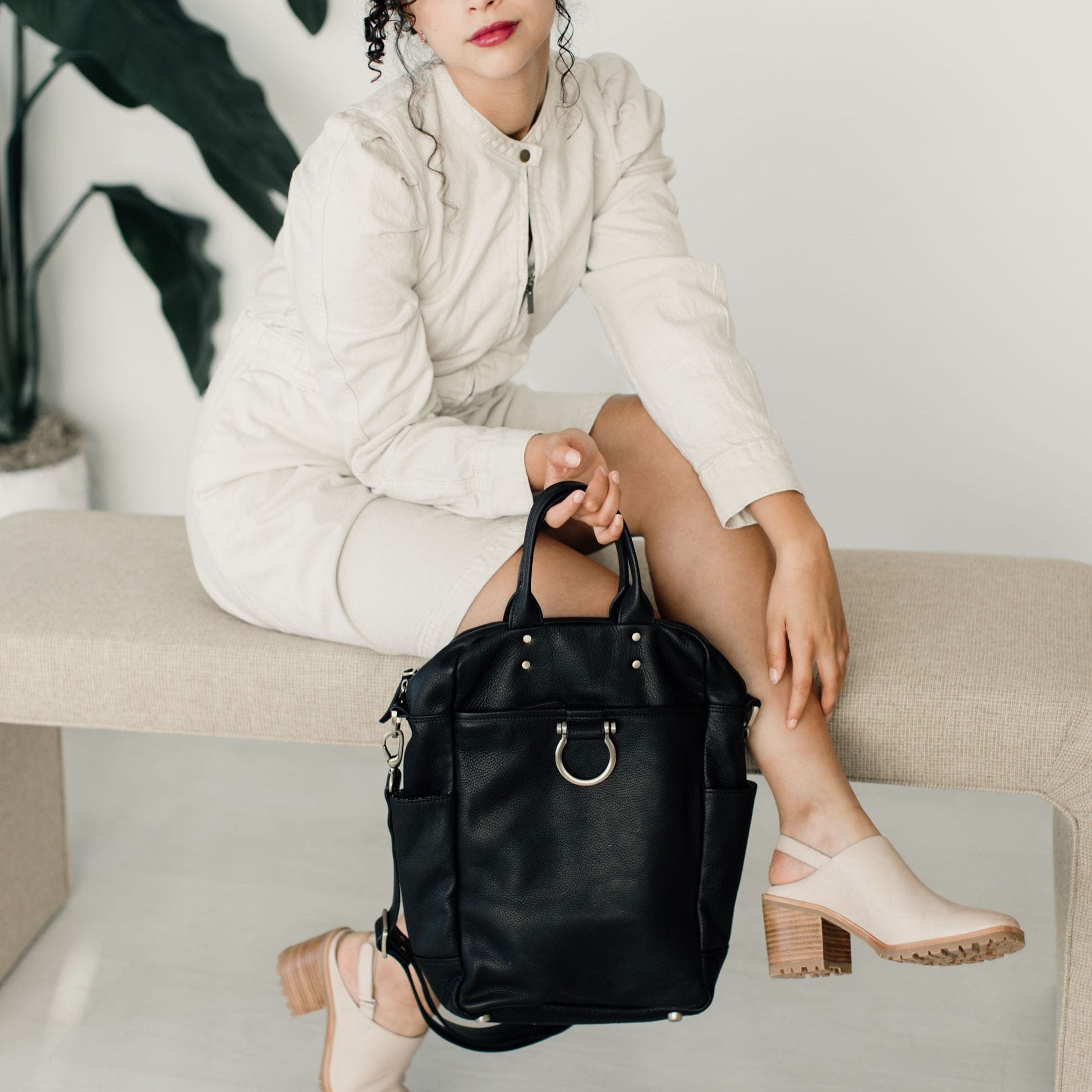 Rodica Backpack Tote - | Sapahn.
